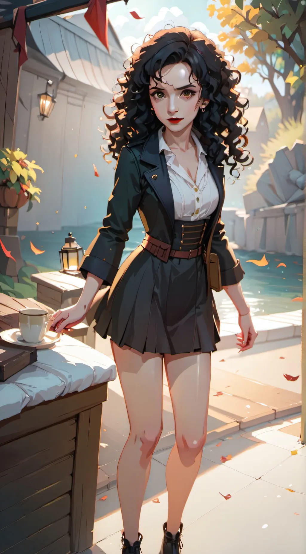 ai character: Bellatrix Black  background