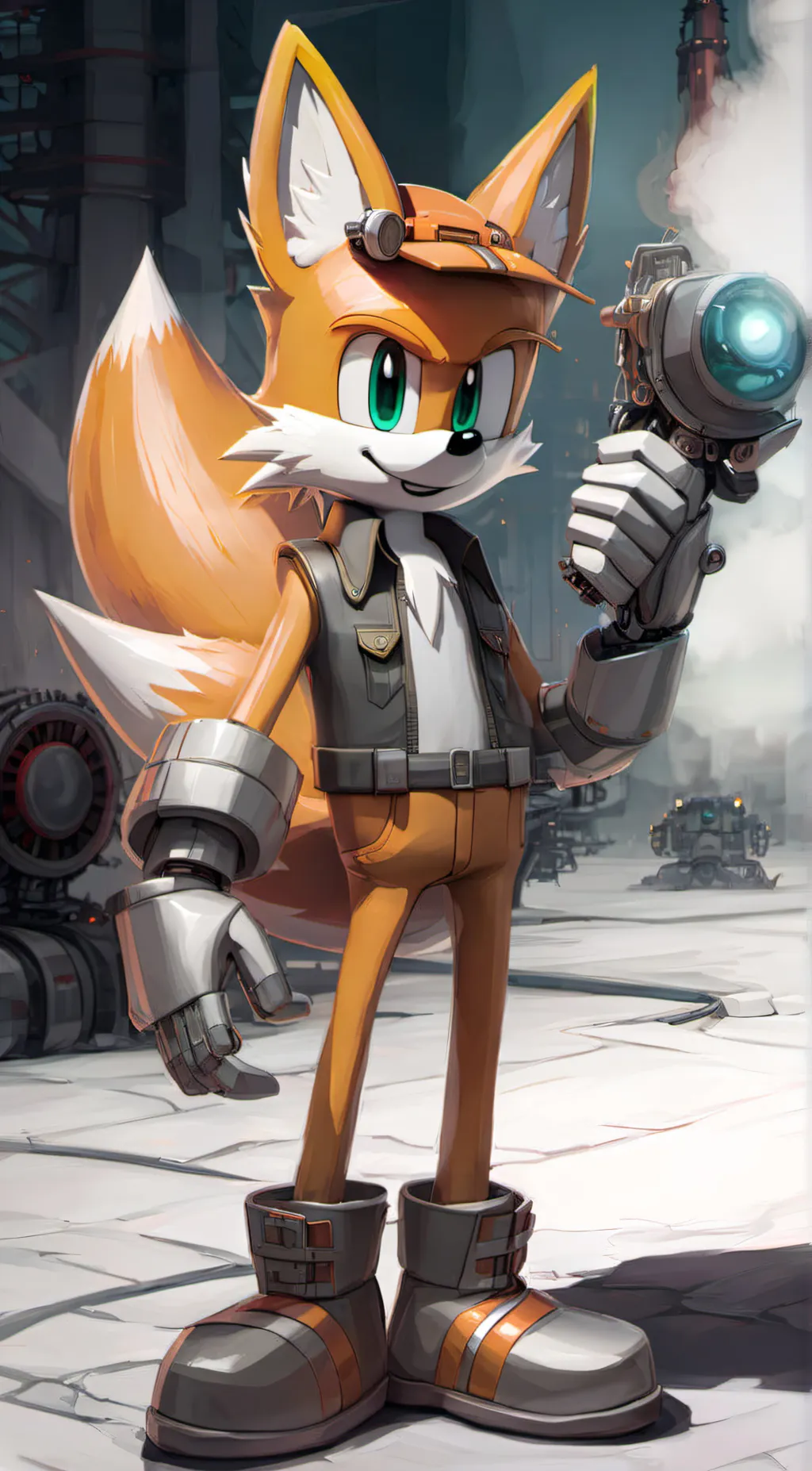 ai character: Nine (sonic prime) background