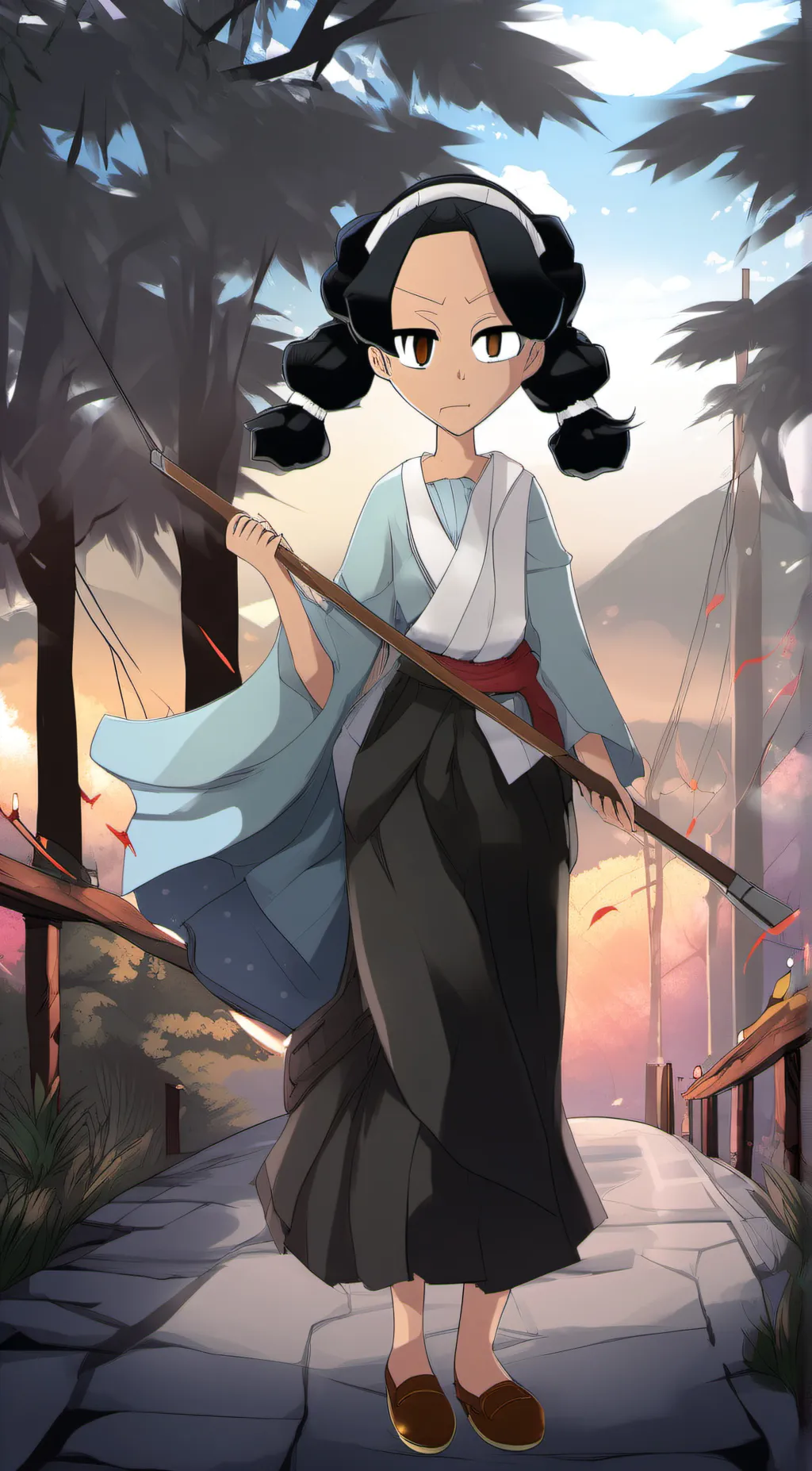 ai character: Amina  background