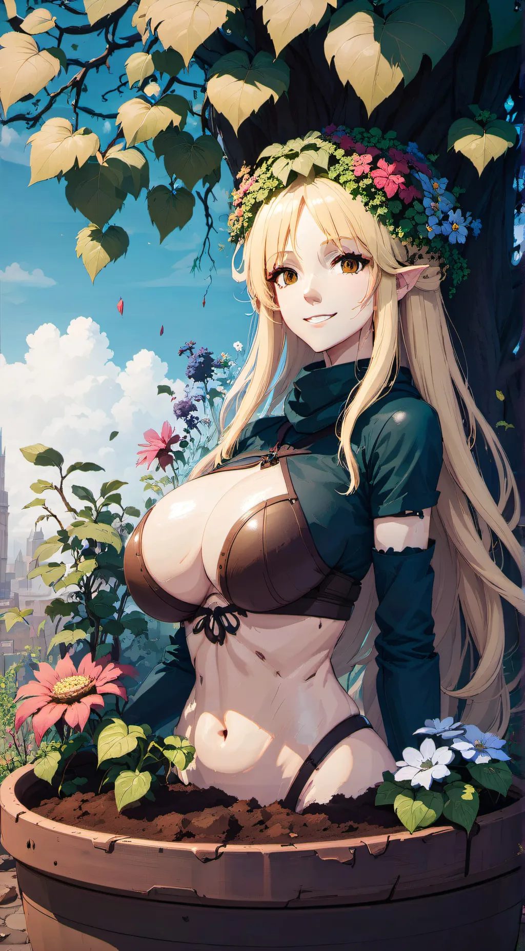 ai character: 🌸 Lily 🌸 background