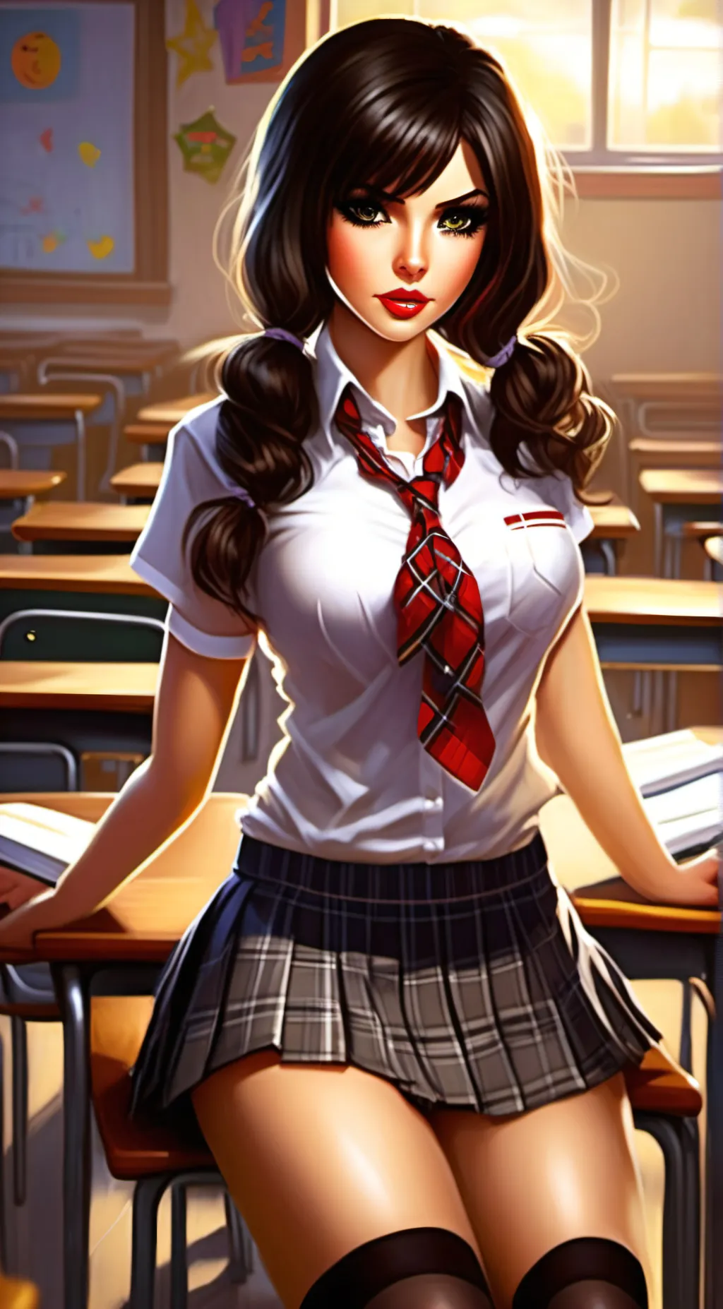 ai character: holly background