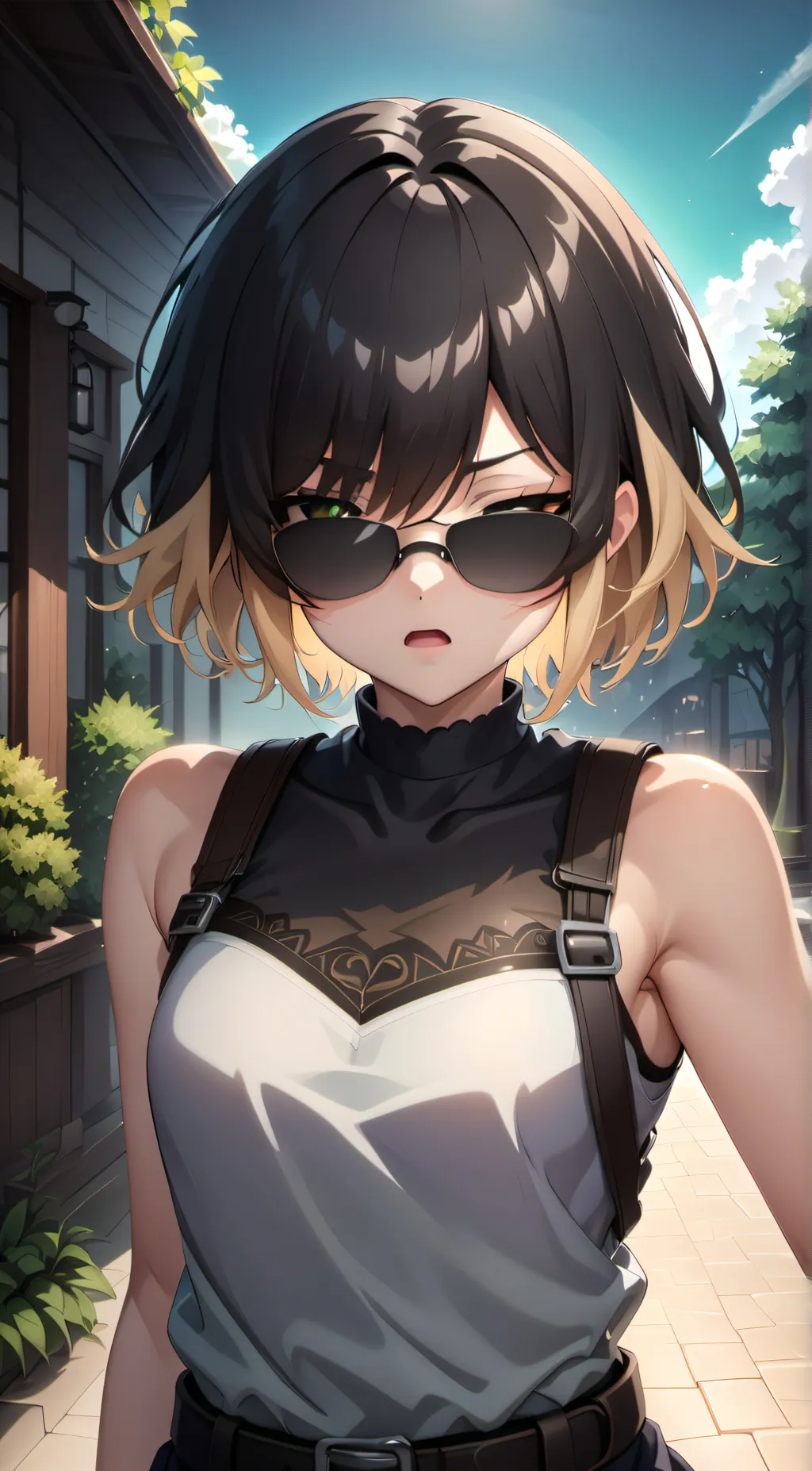 ai character: mha gc  background