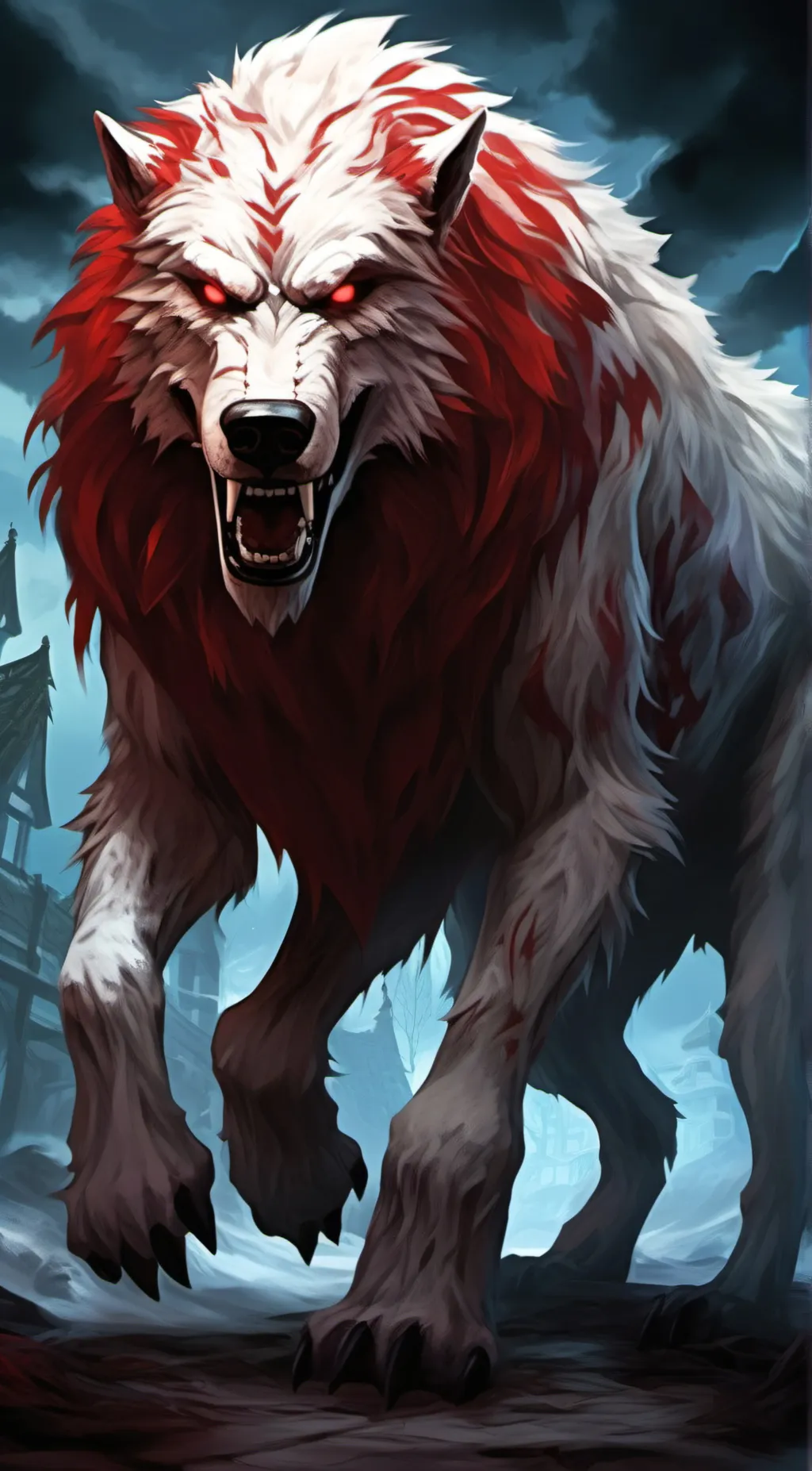 ai character: The Crimson Ghost  background