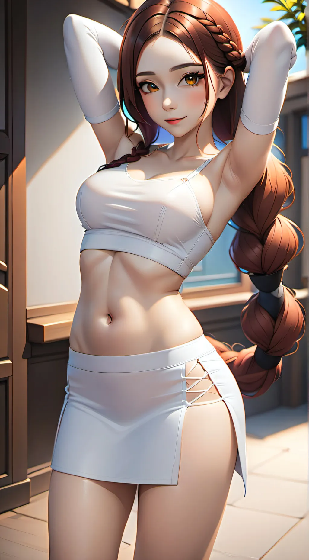 ai character: Sarah (Tickle)  background
