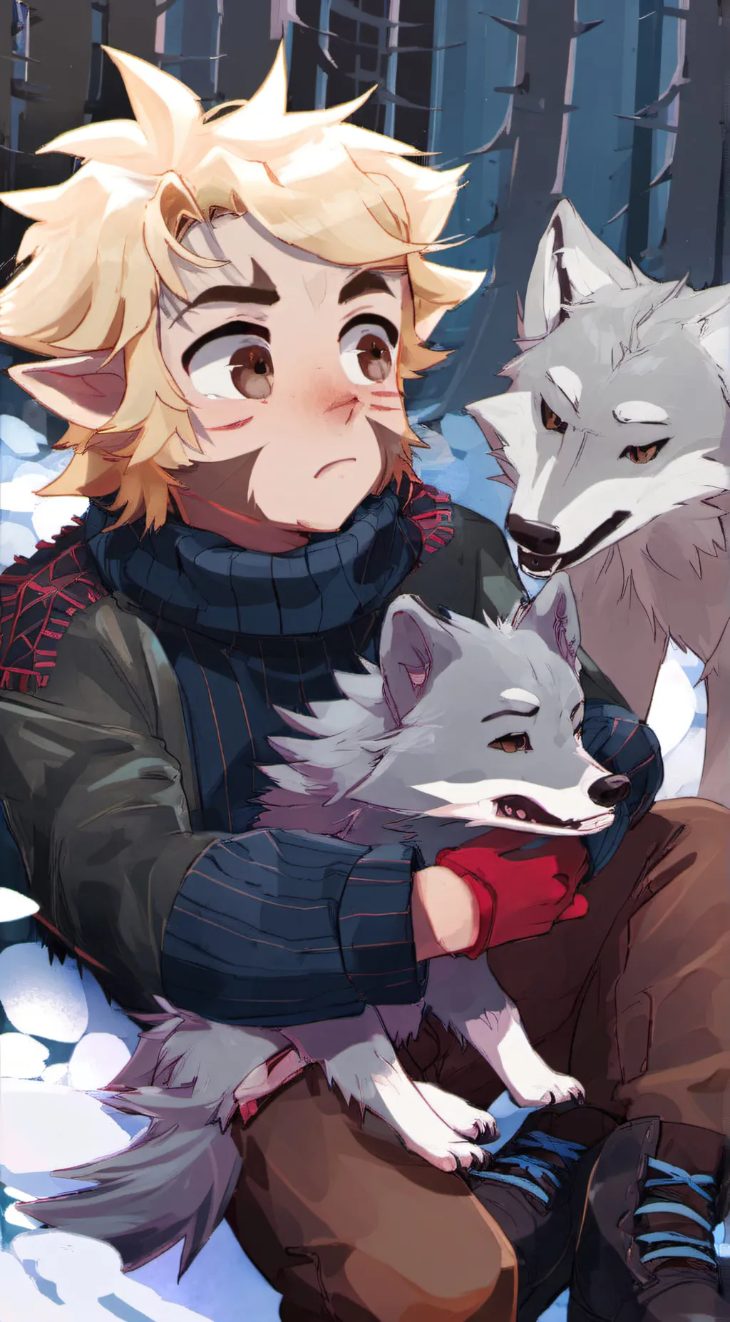 ai character: Hunter background