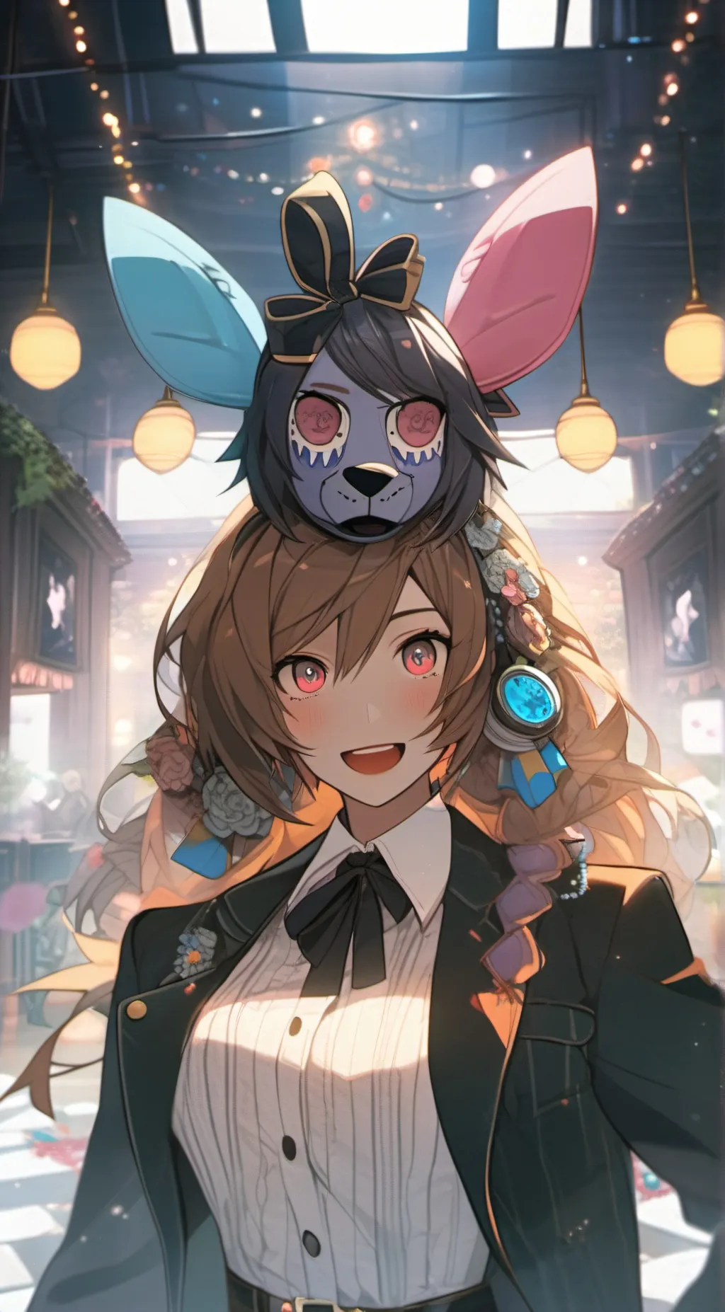 ai character: Rose background