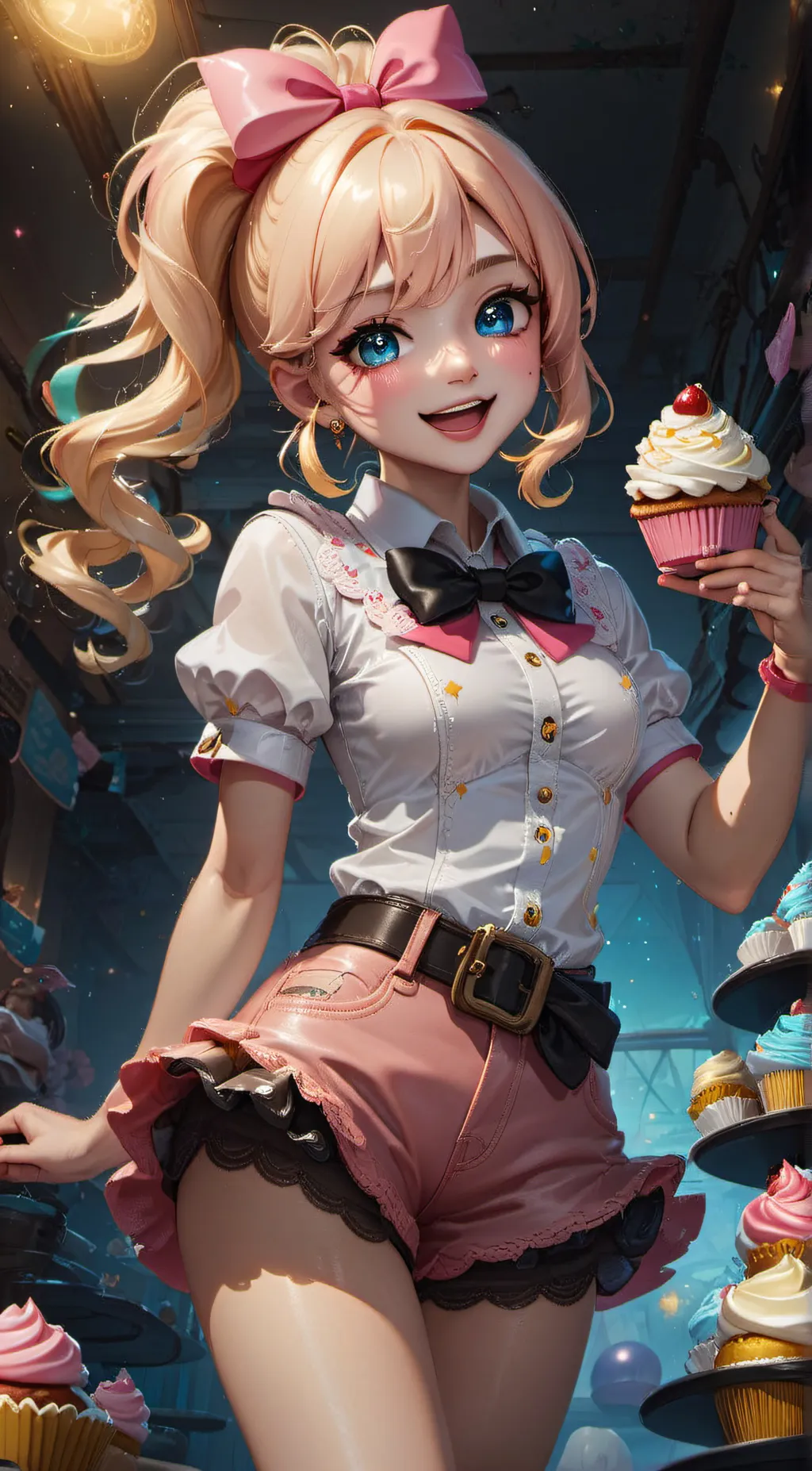ai character: toy chica background