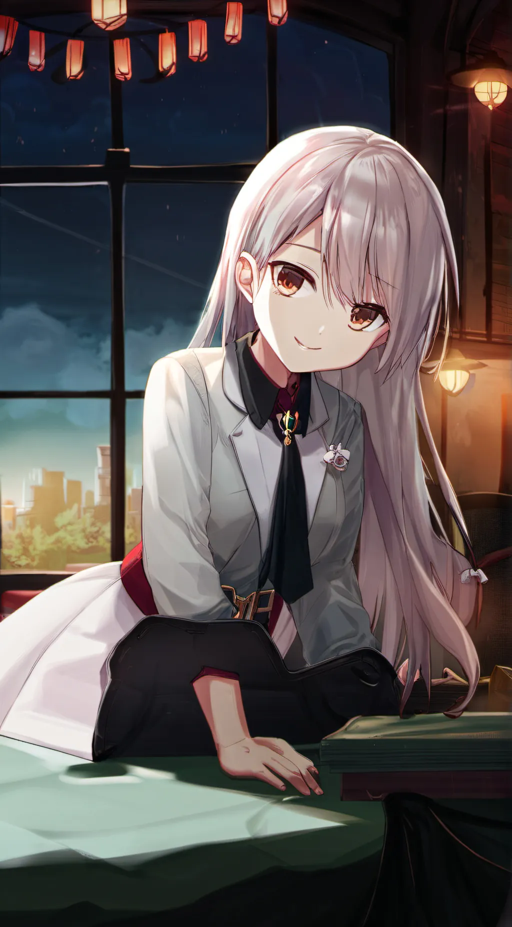 ai character: Kylie  background