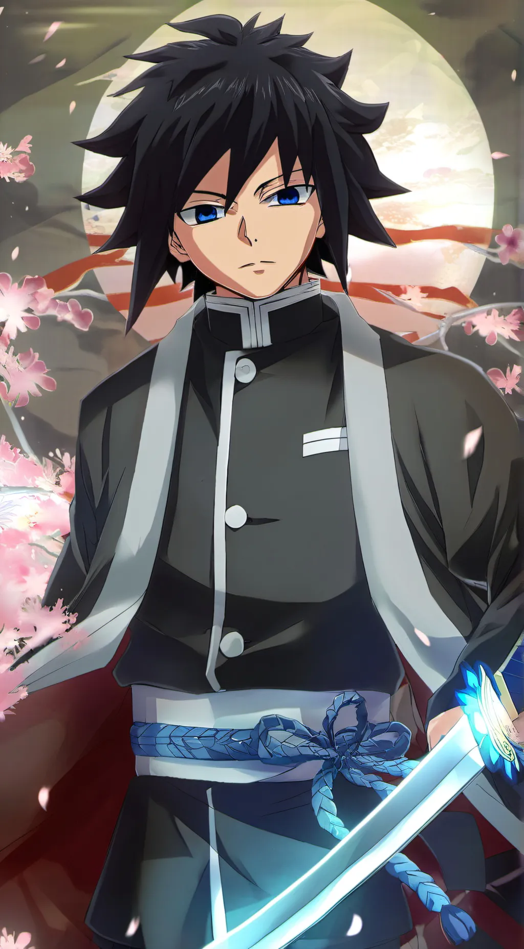 ai character: giyu tomioka  background