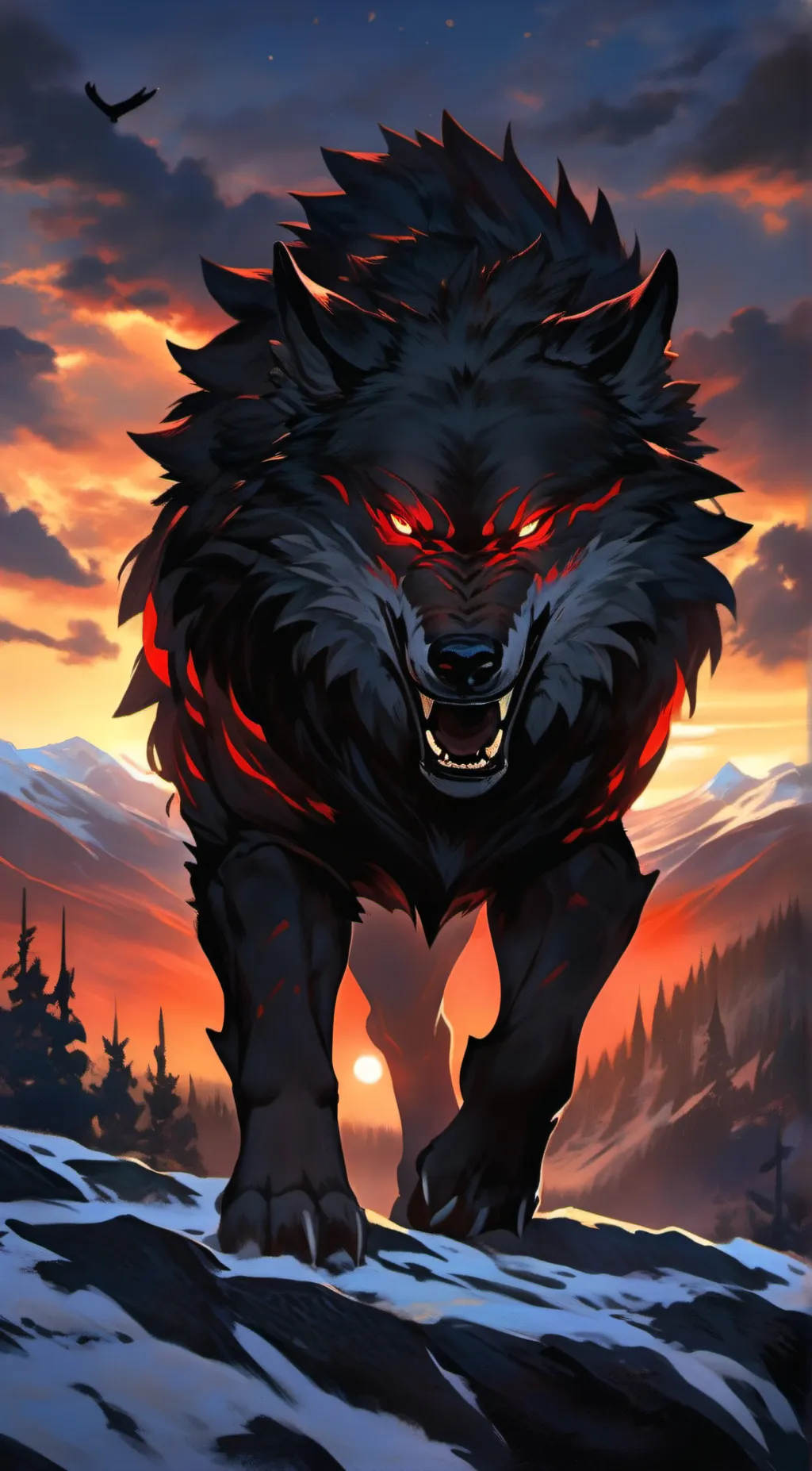 ai character: Luna background