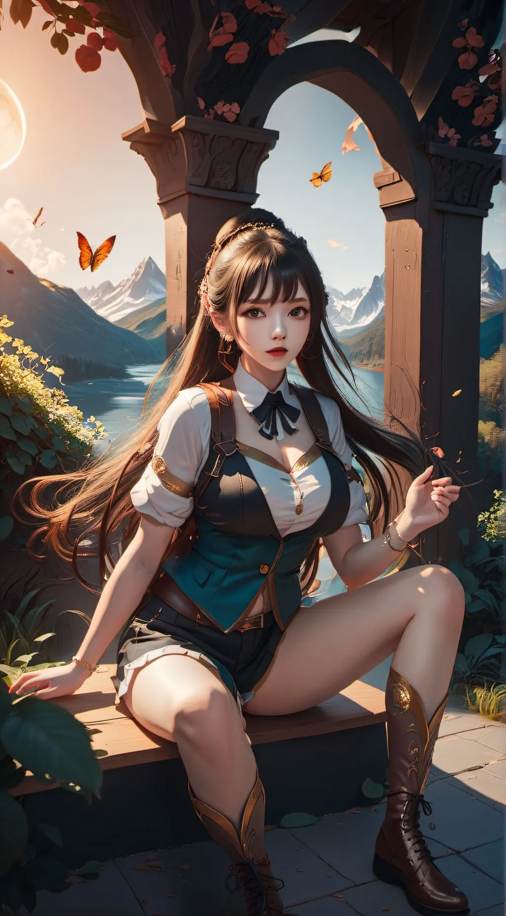 ai character: Abby  background