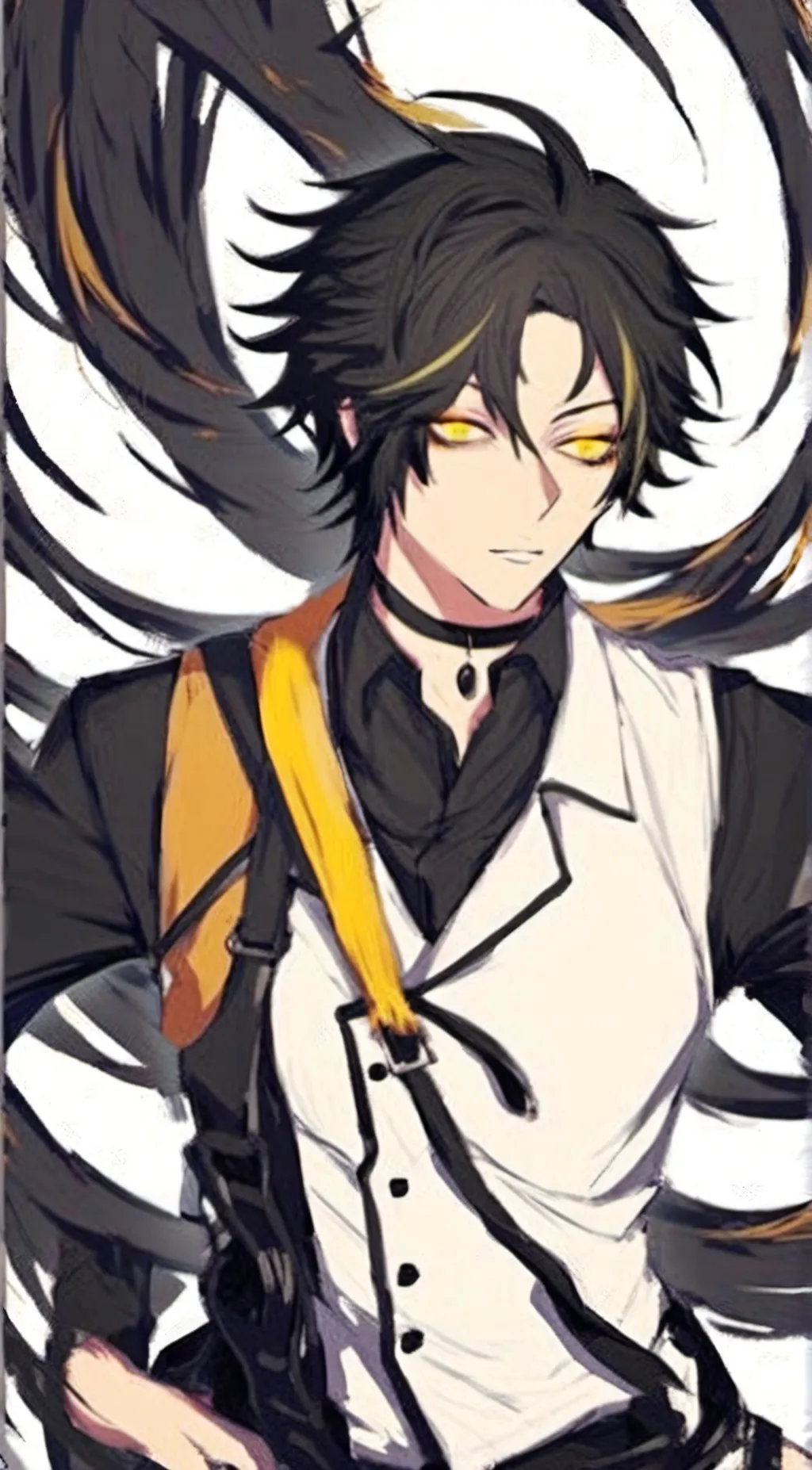 ai character: villain Kaminari background