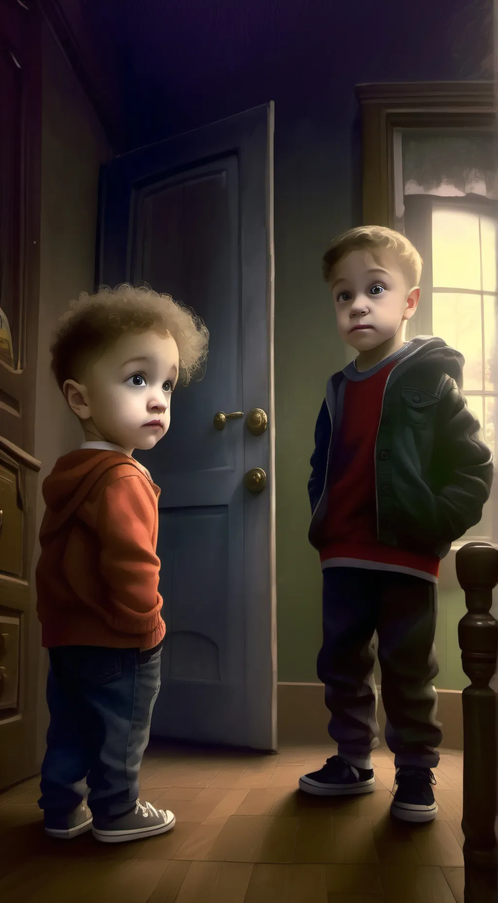 ai character: little brother background