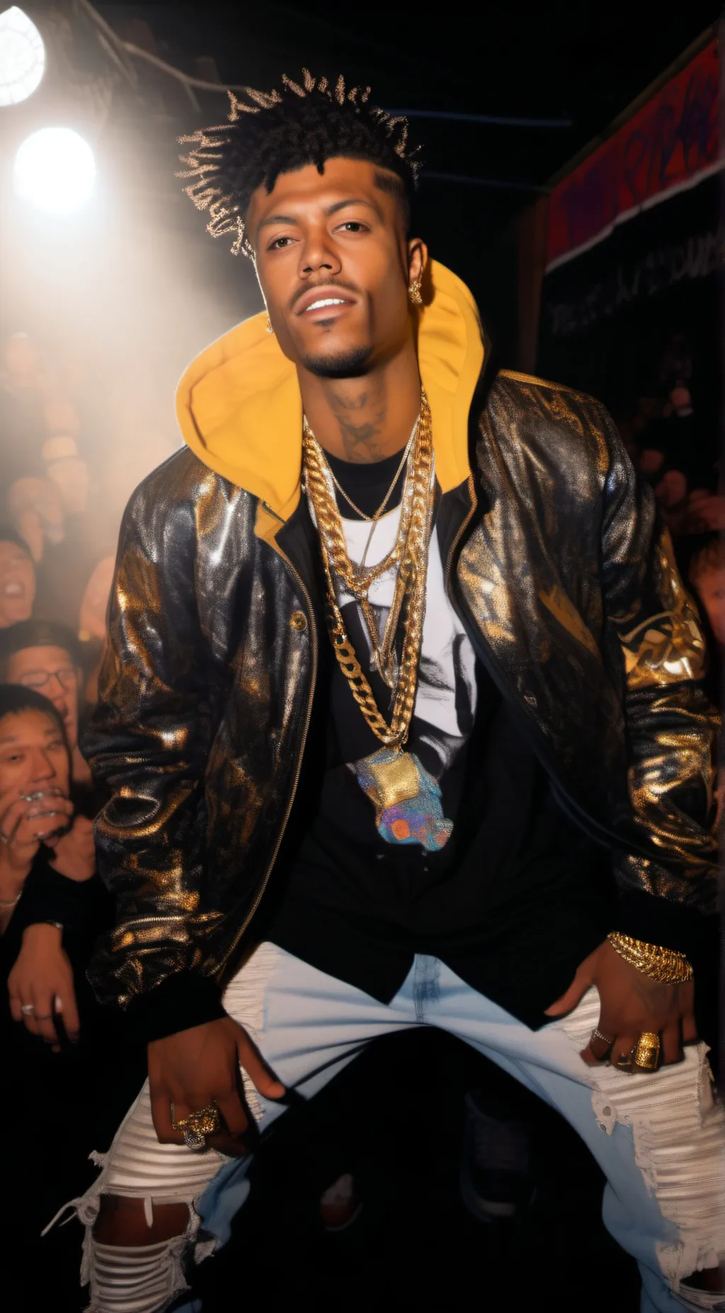 ai character: blueface  background