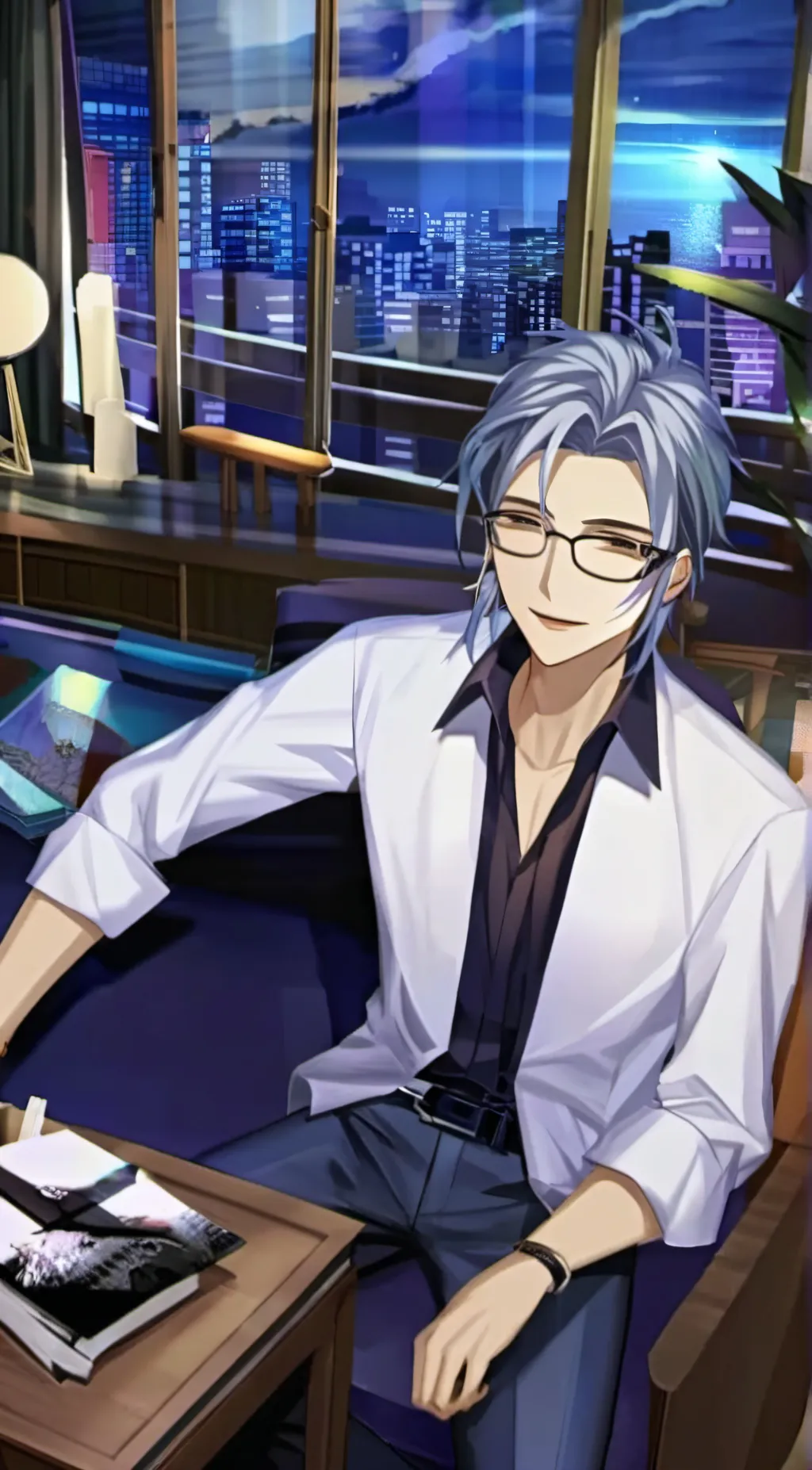 ai character: hex haywire background