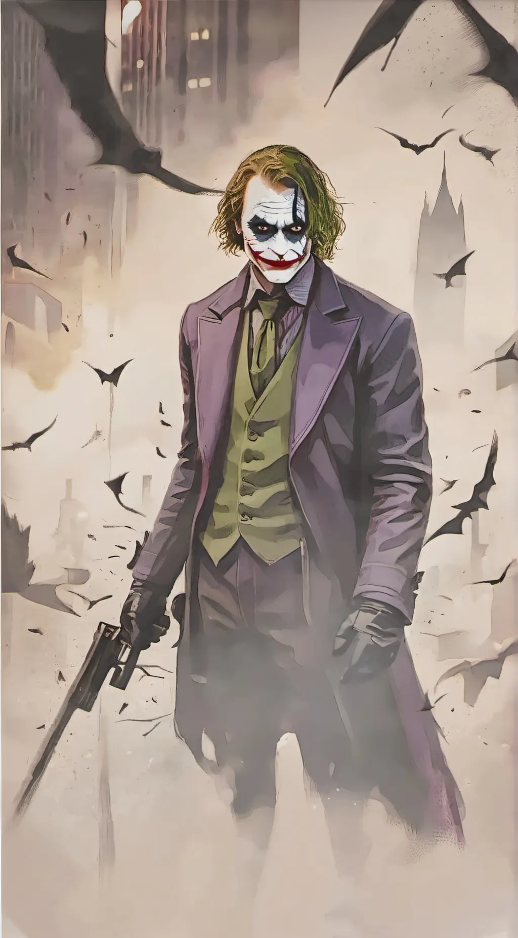 ai character: The Joker background