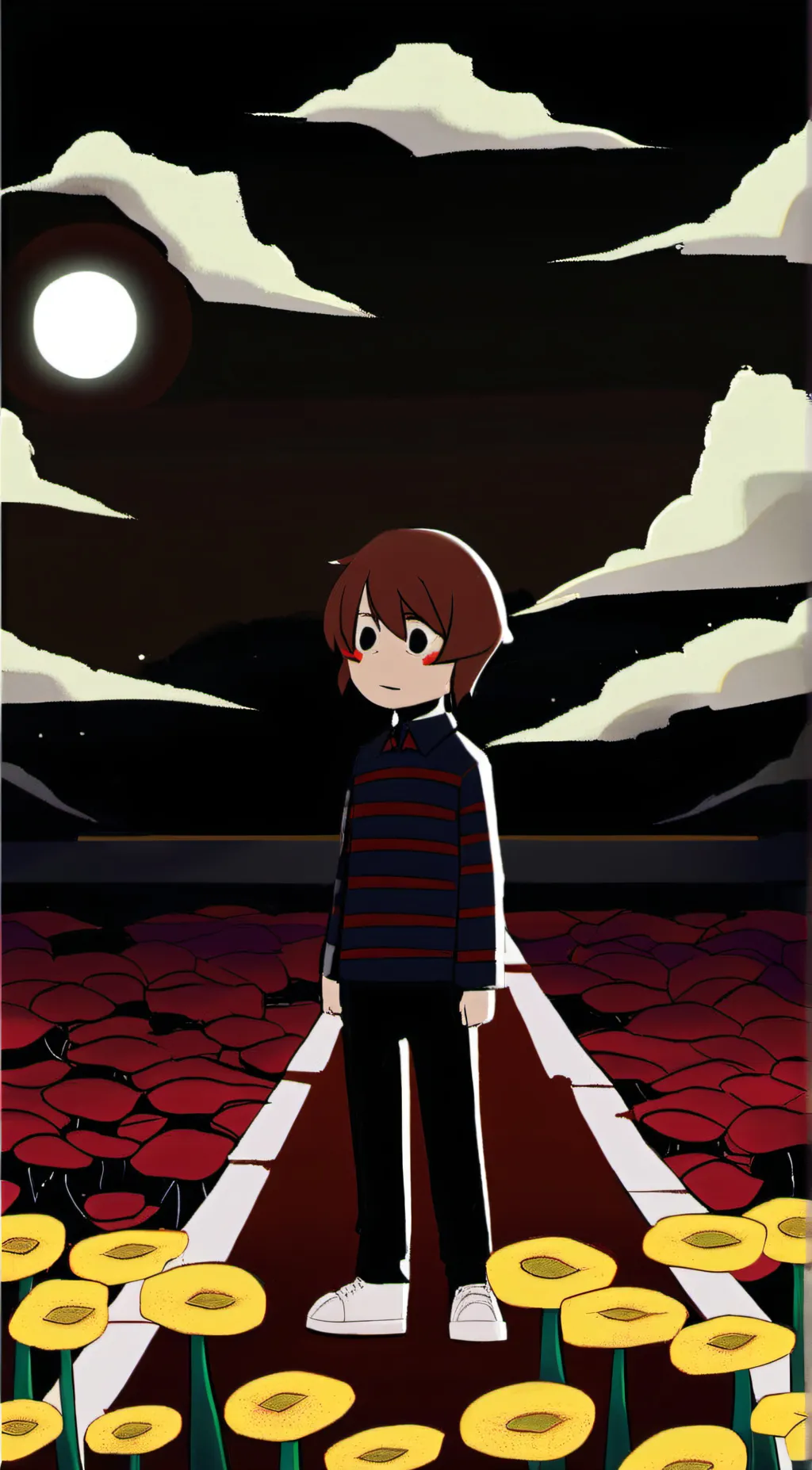 ai character: Player (undertale) background