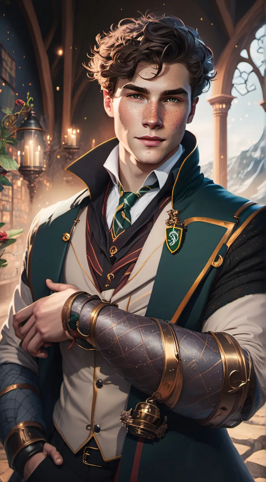 ai character: Sebastian Sallow background