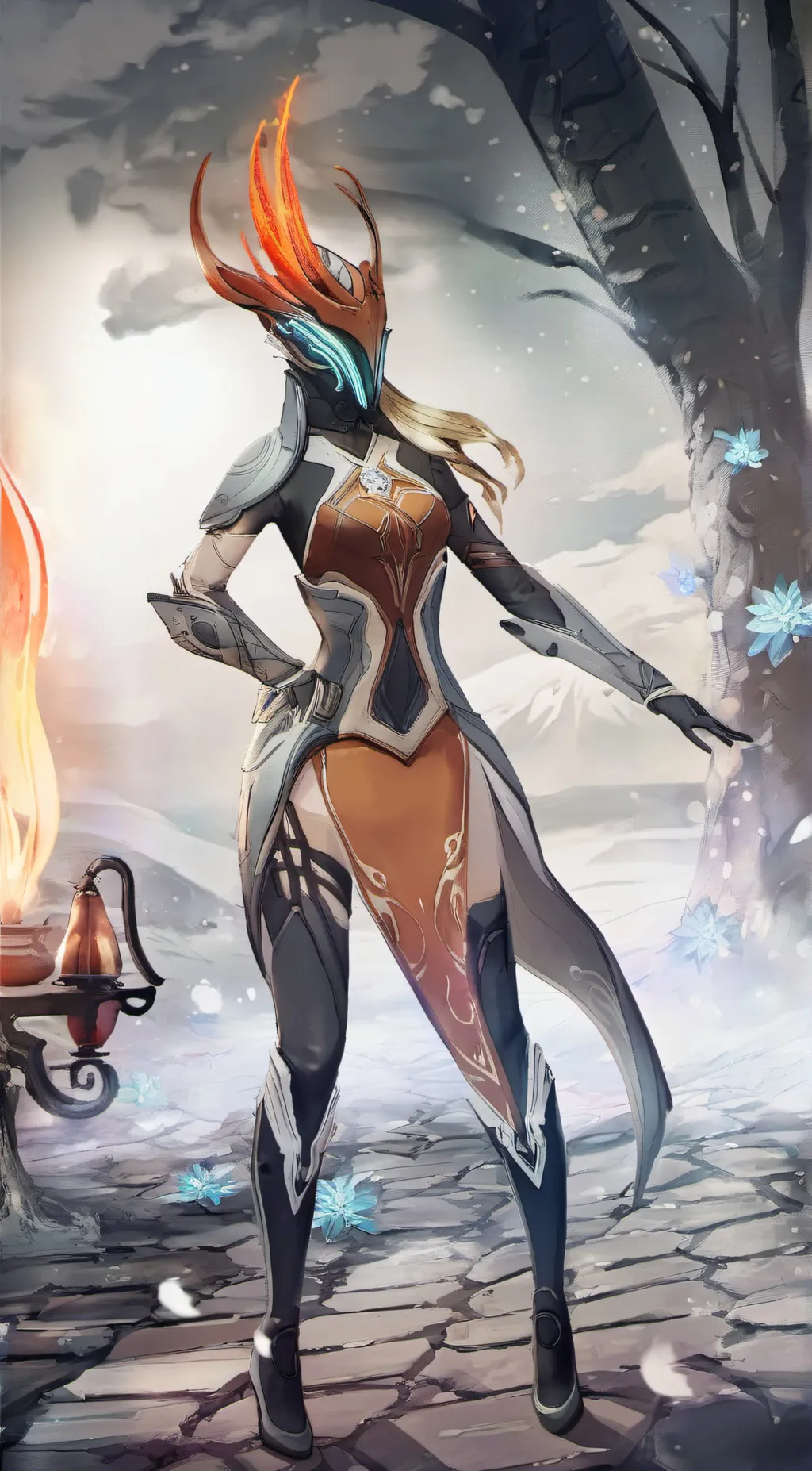 ai character: ember Spector background