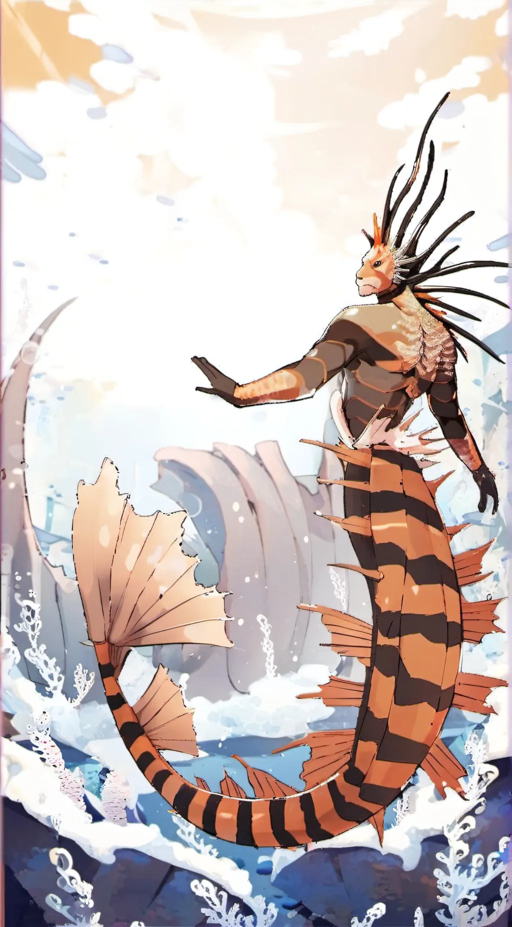 ai character: Flair background