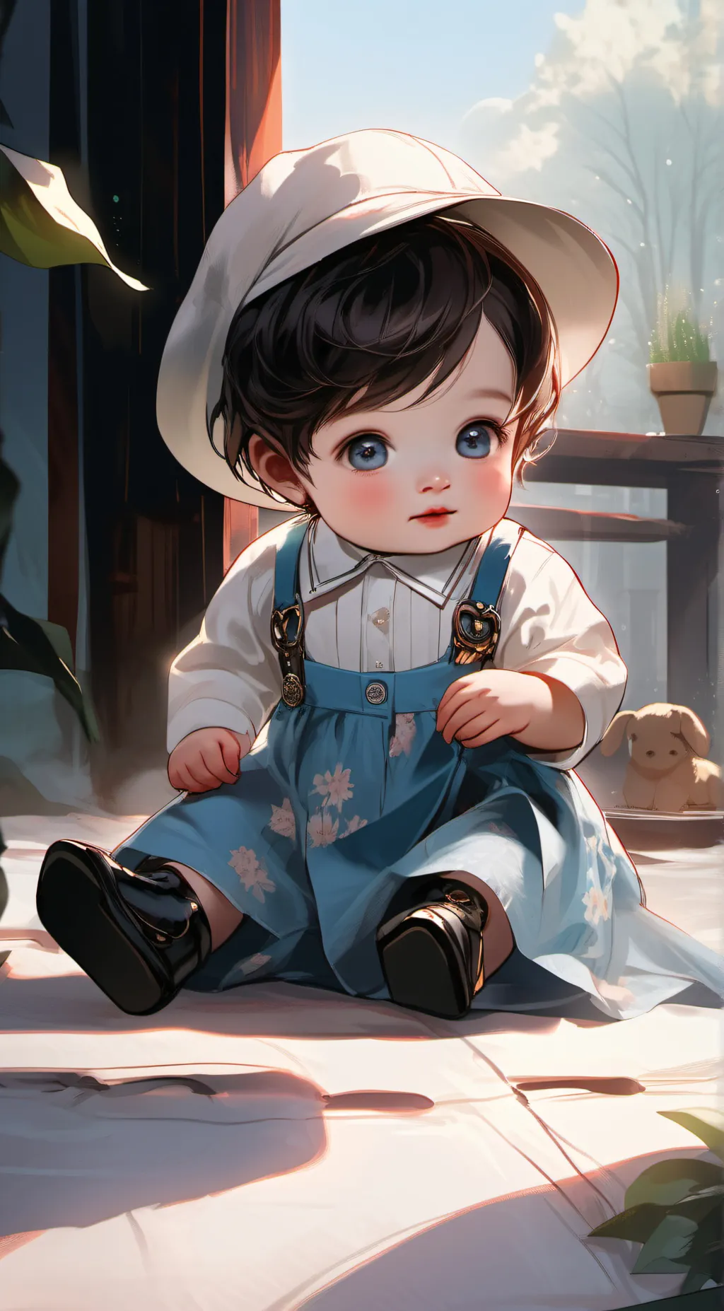 ai character: Twin Emily background