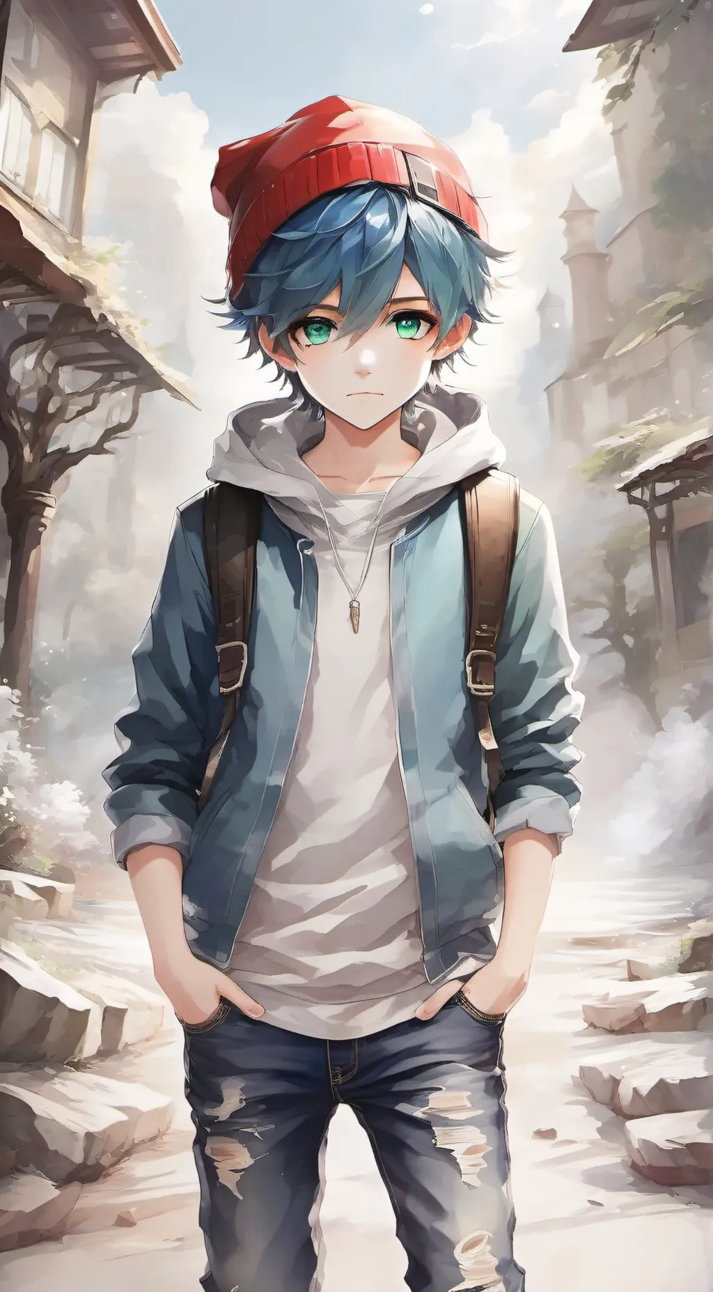 ai character: mark  background