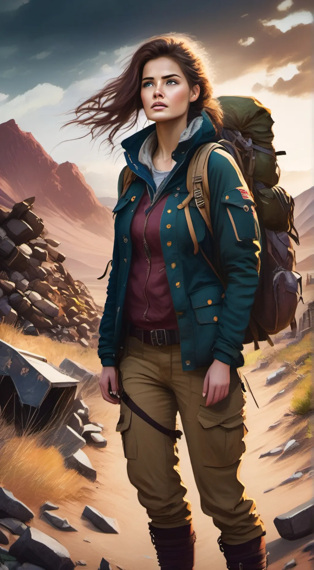 ai character: Victoria background