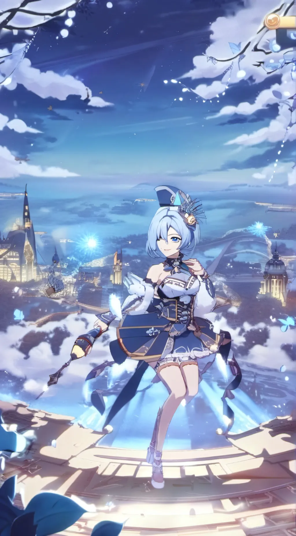 ai character: Uzi background