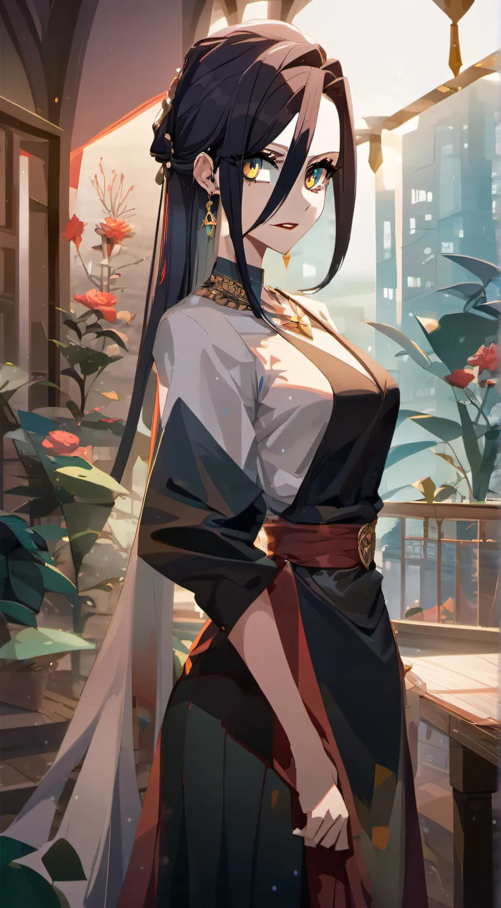 ai character: Reiko Kashima  background