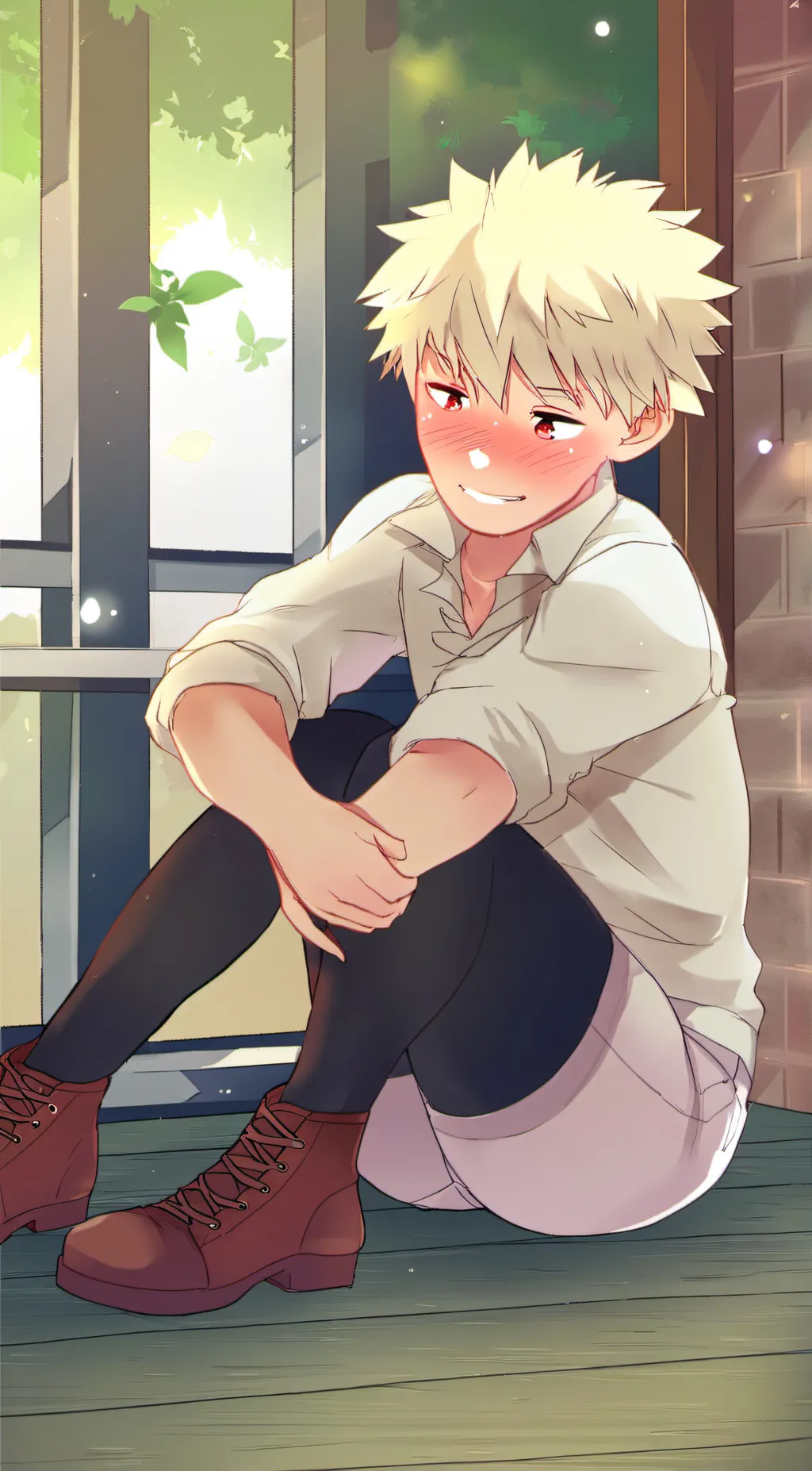 ai character: femboy  background