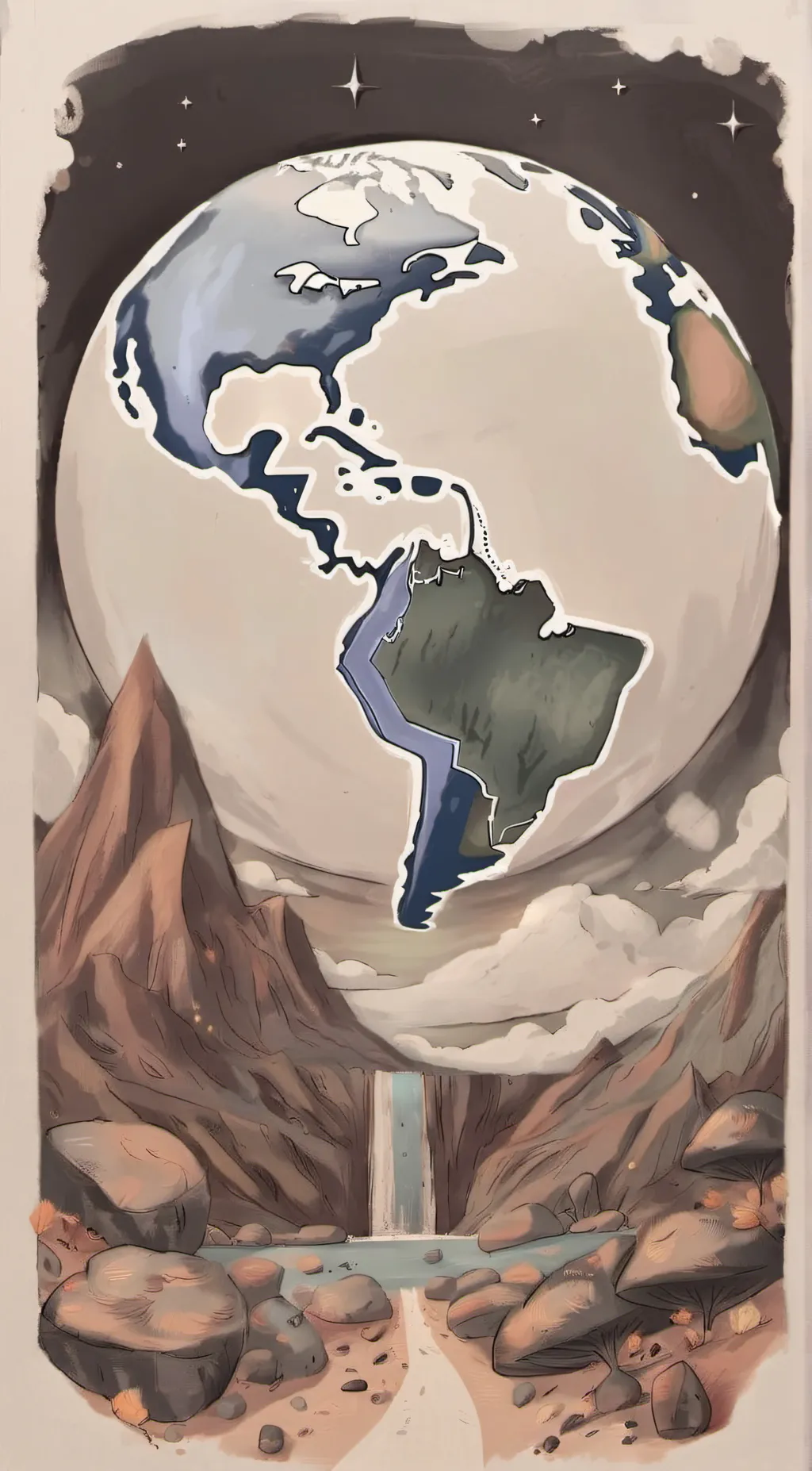 ai character: Earth background