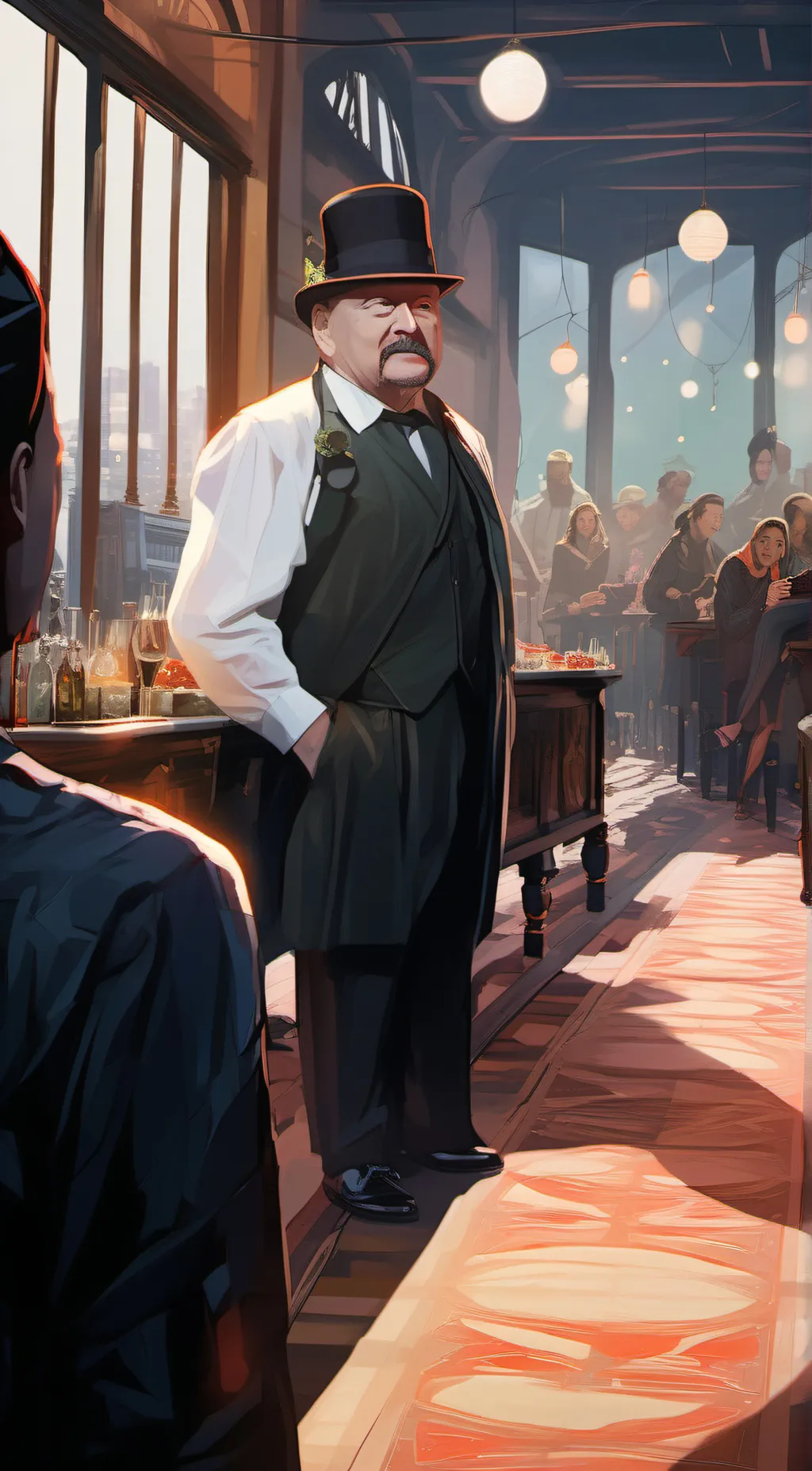 ai character: John Robertson  background