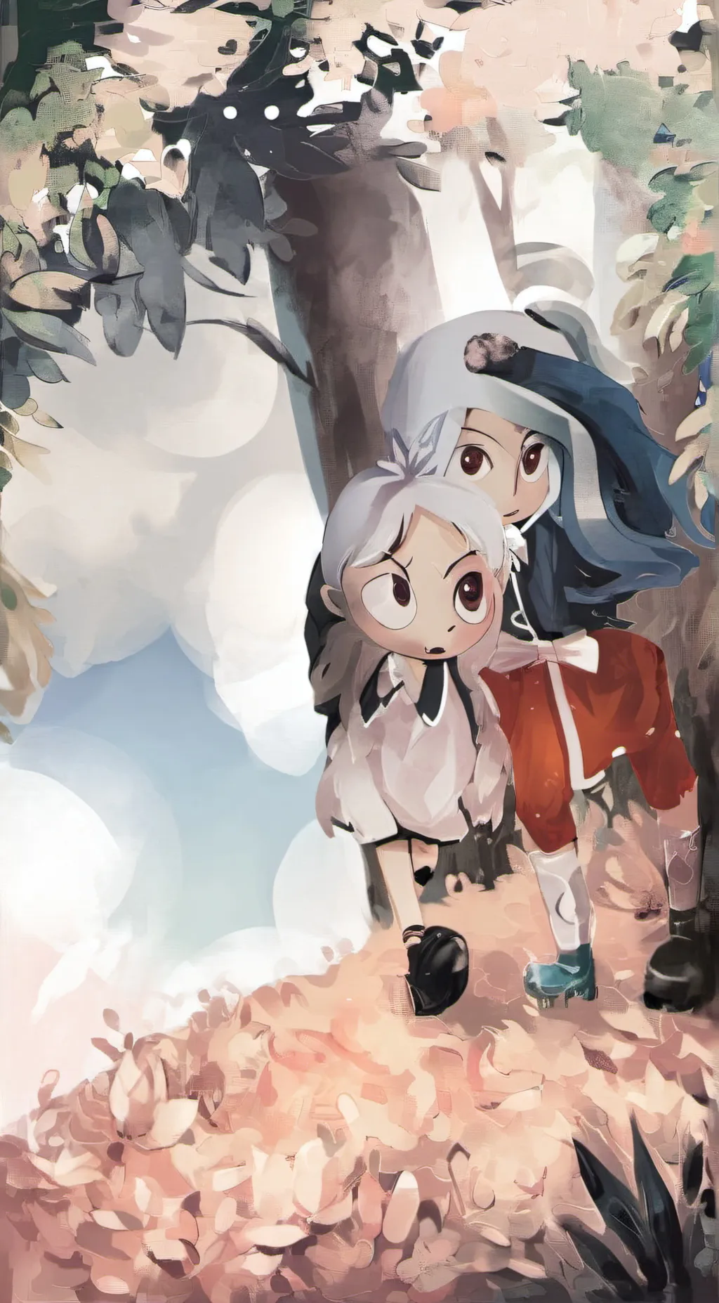ai character: hello kitty background