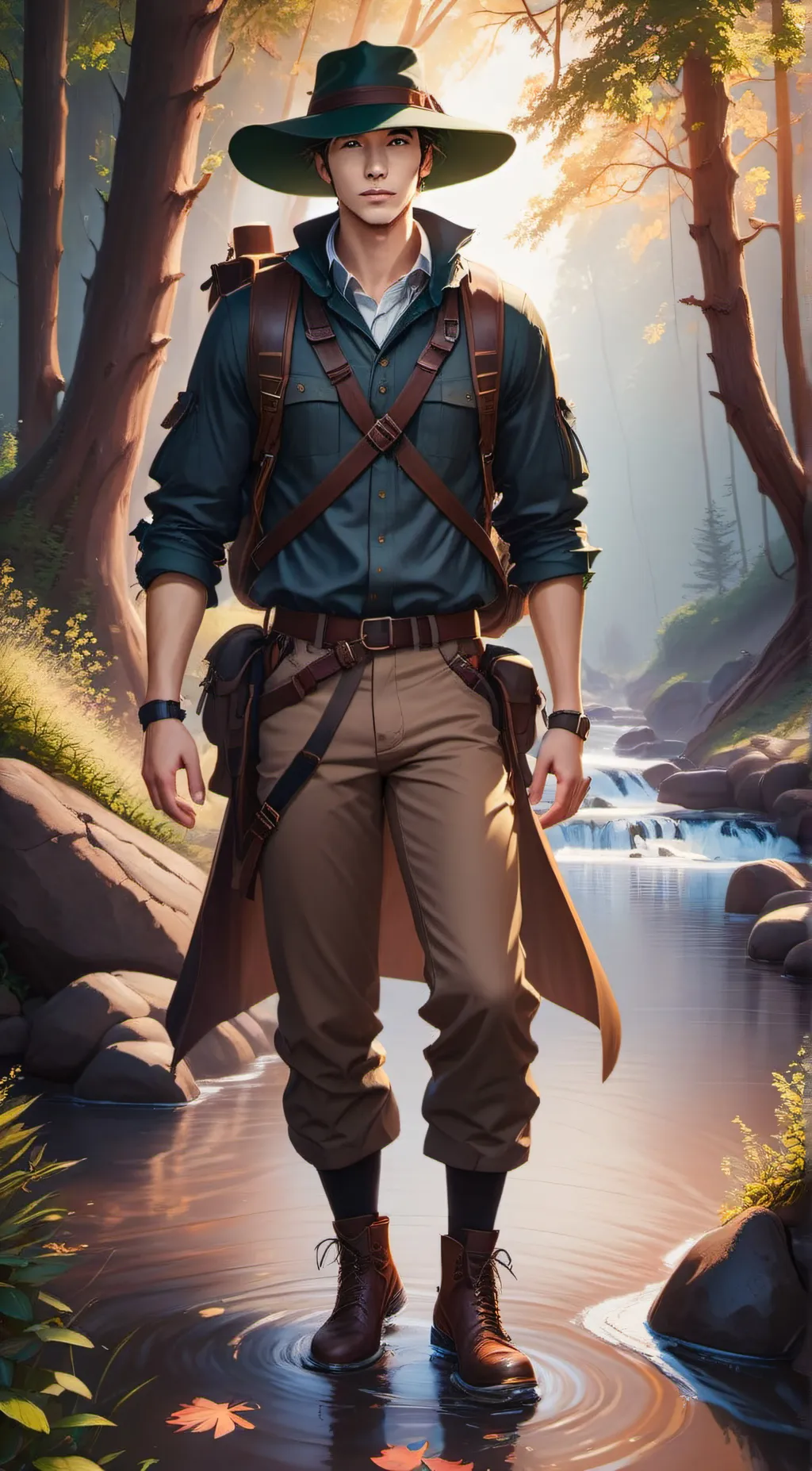 ai character: Clayton  background
