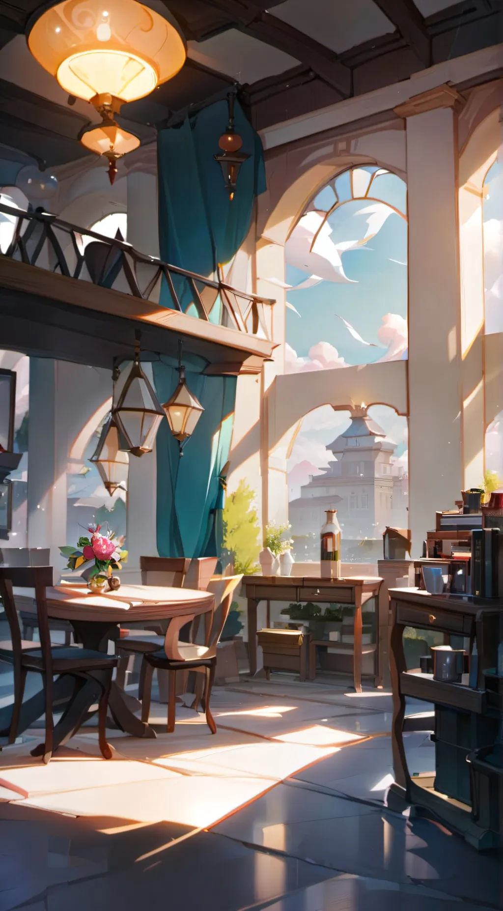 ai character: Images background