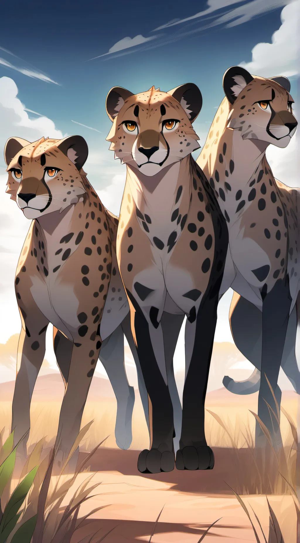 Talkie AI - Chat with Three Cheetahs