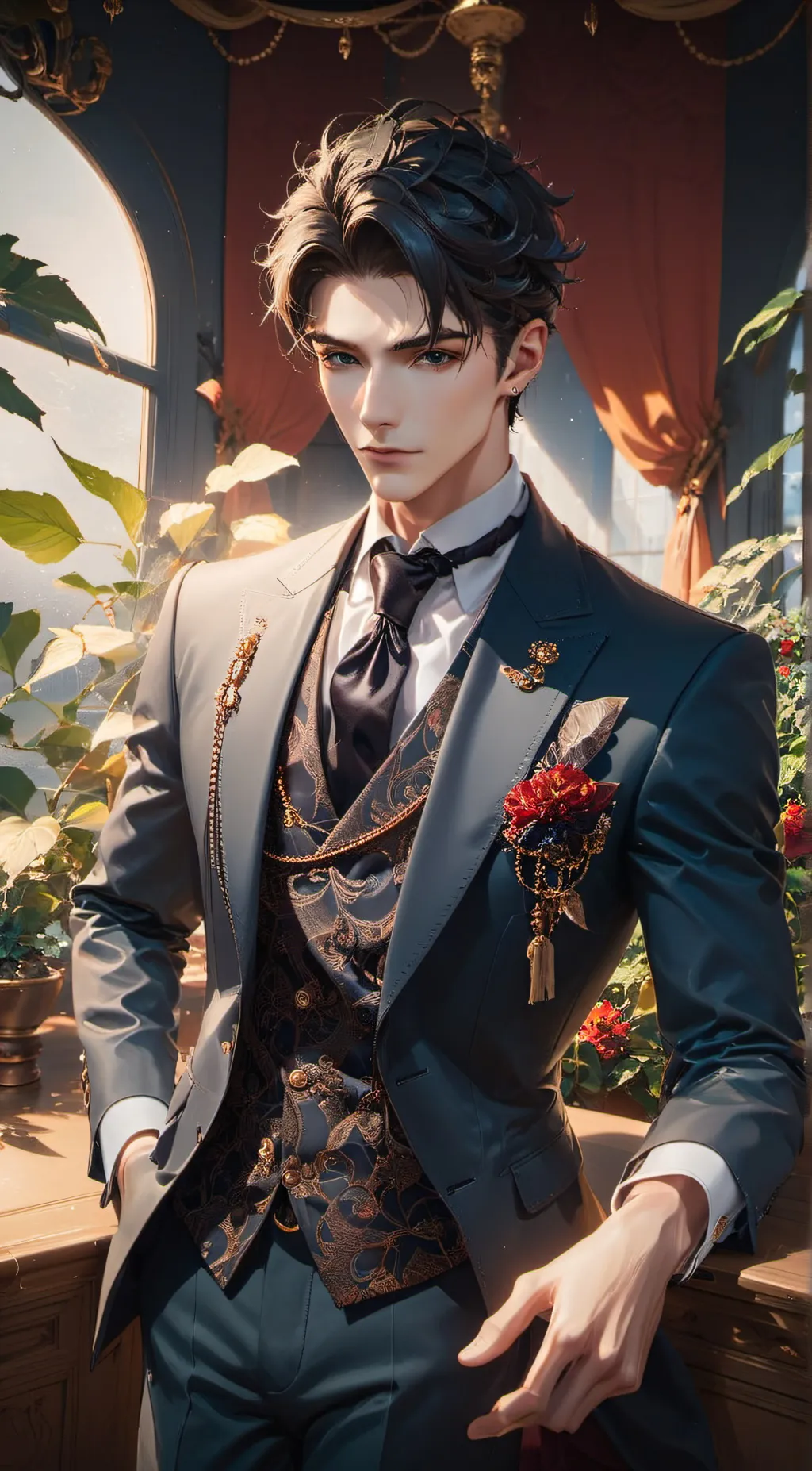 ai character: Prince alex background