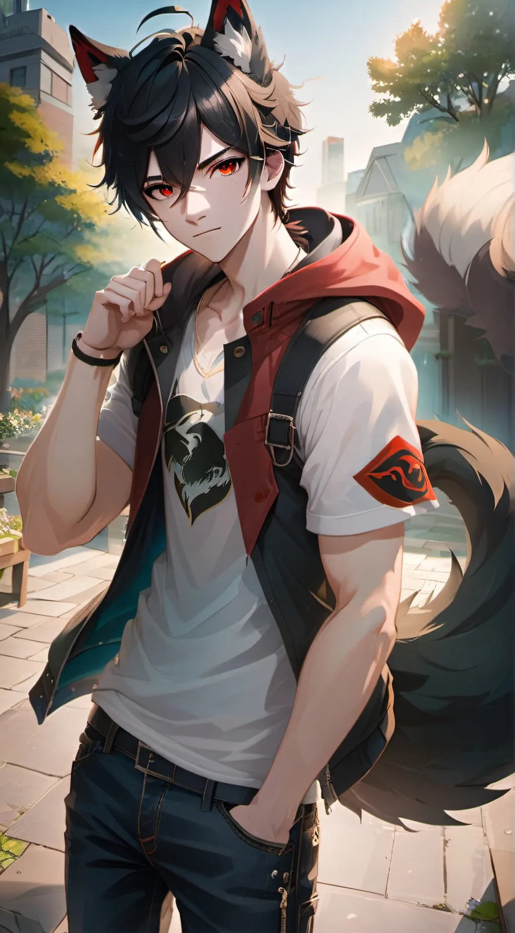 ai character: Aaron Lycan background