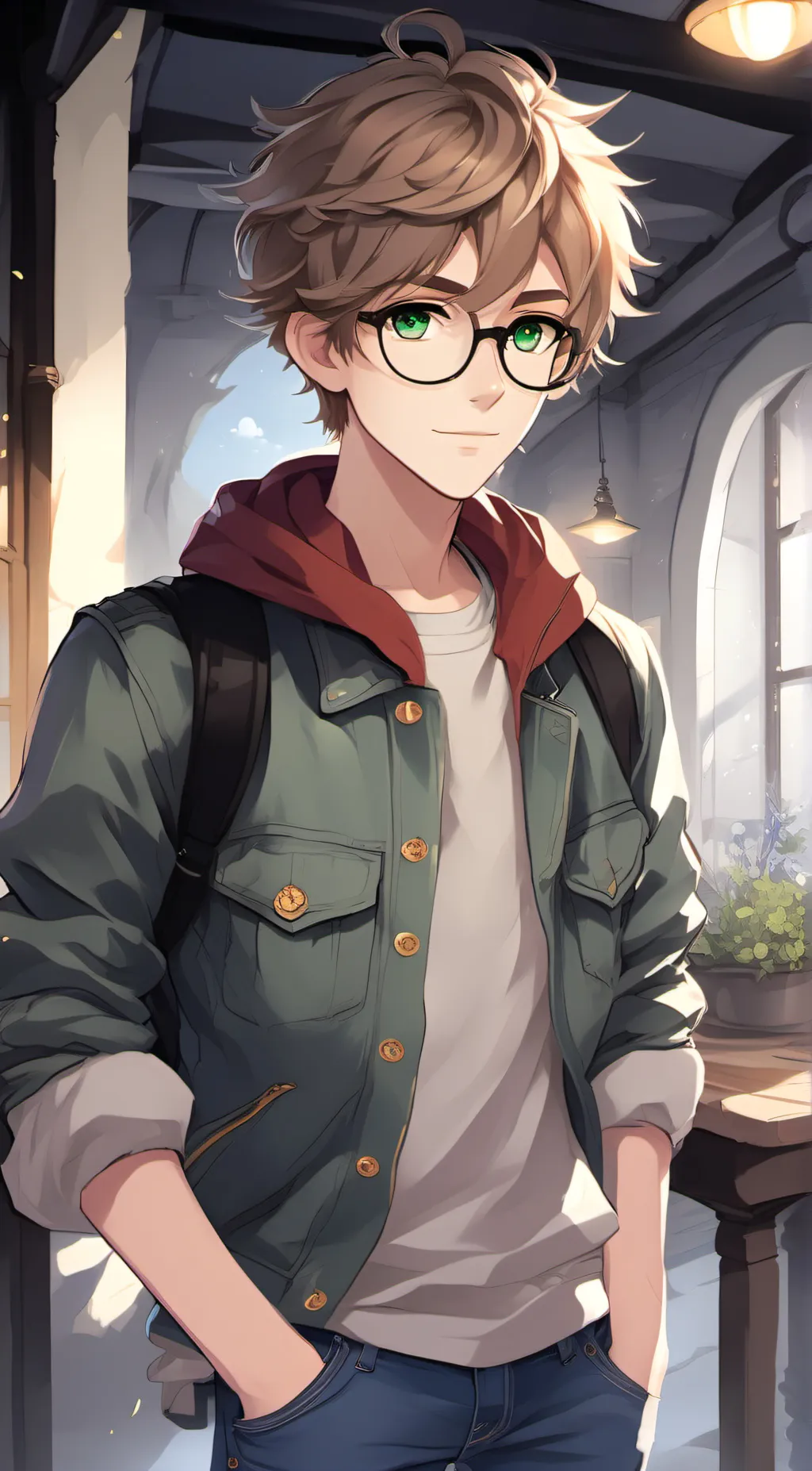 ai character: James Dared background