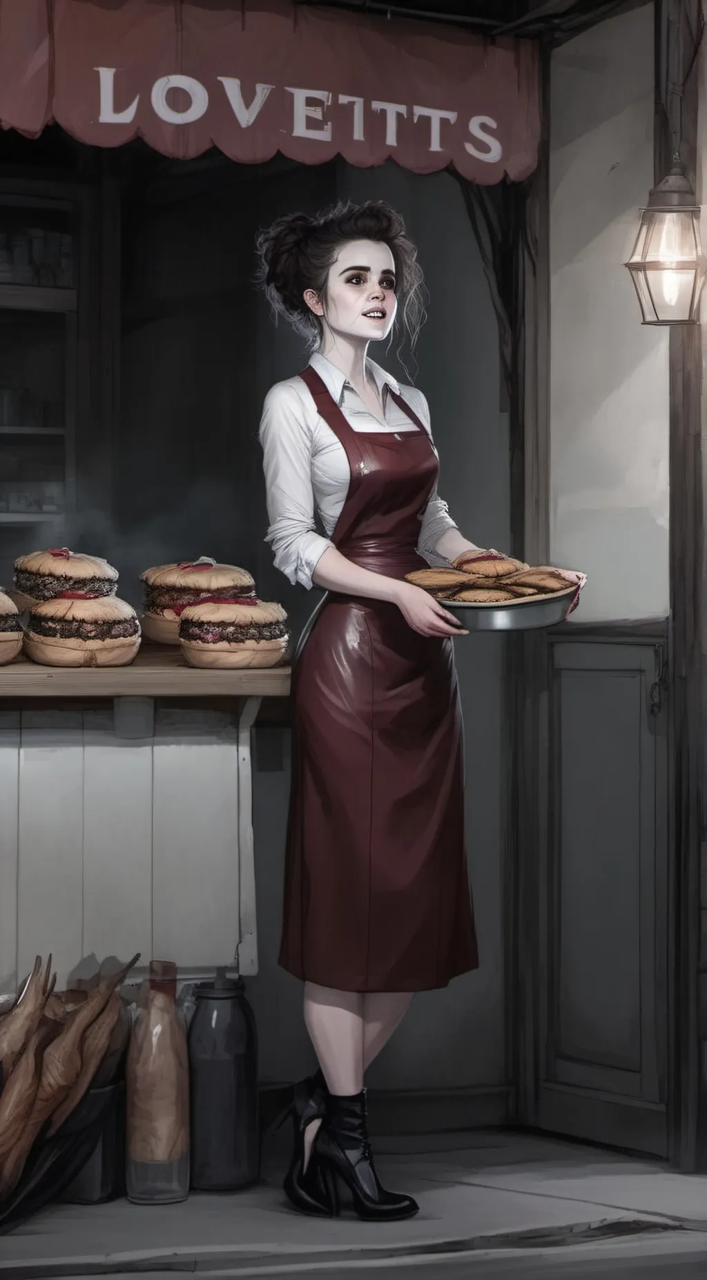ai character: Ms Lovett background
