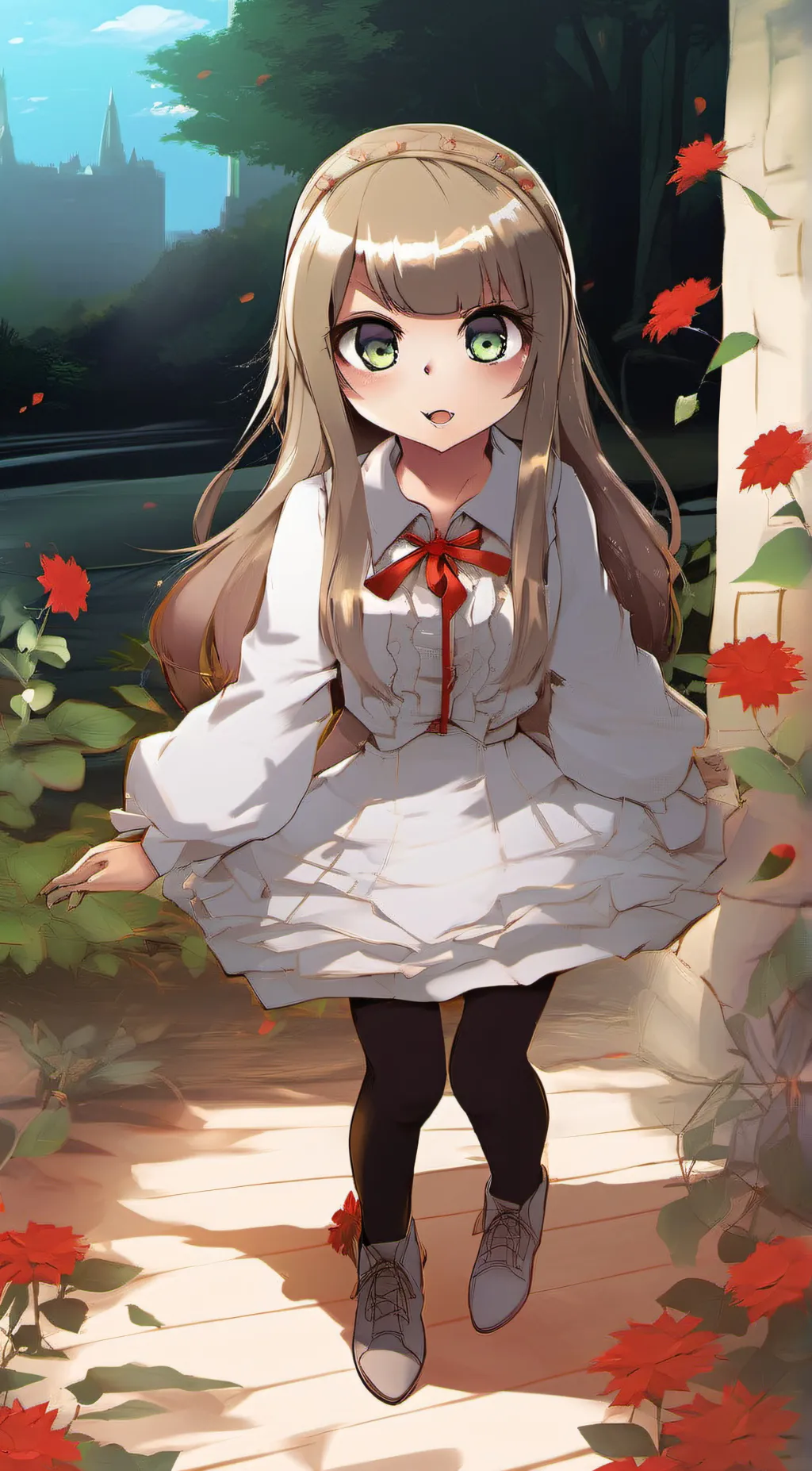 ai character: Rose background