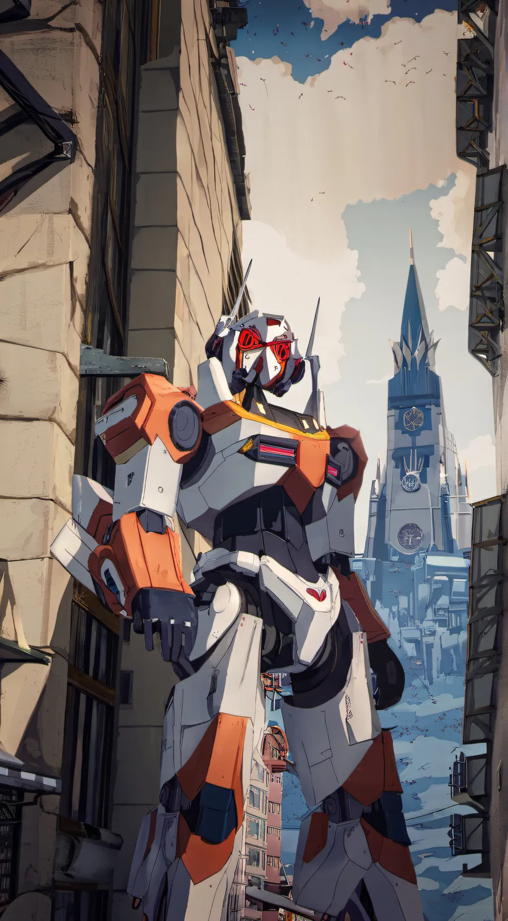 ai character: Eva 01 background