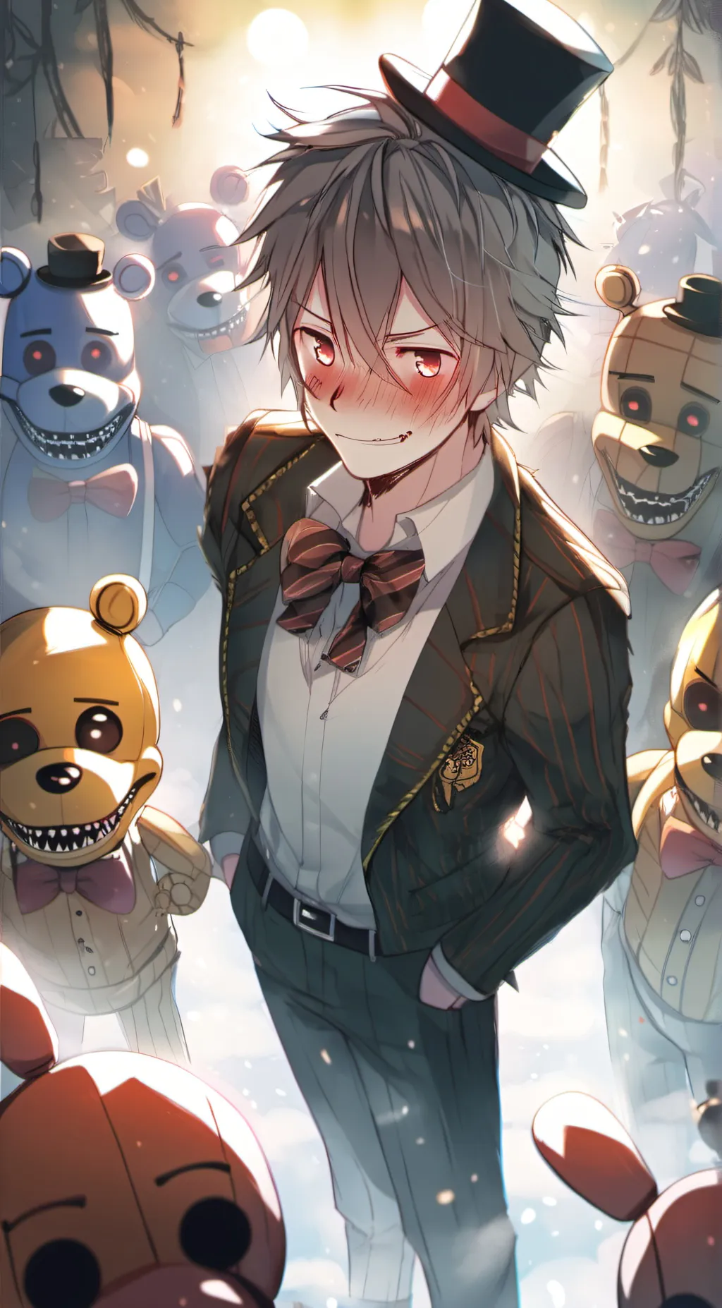 ai character: •.•.fnaf.•.• background