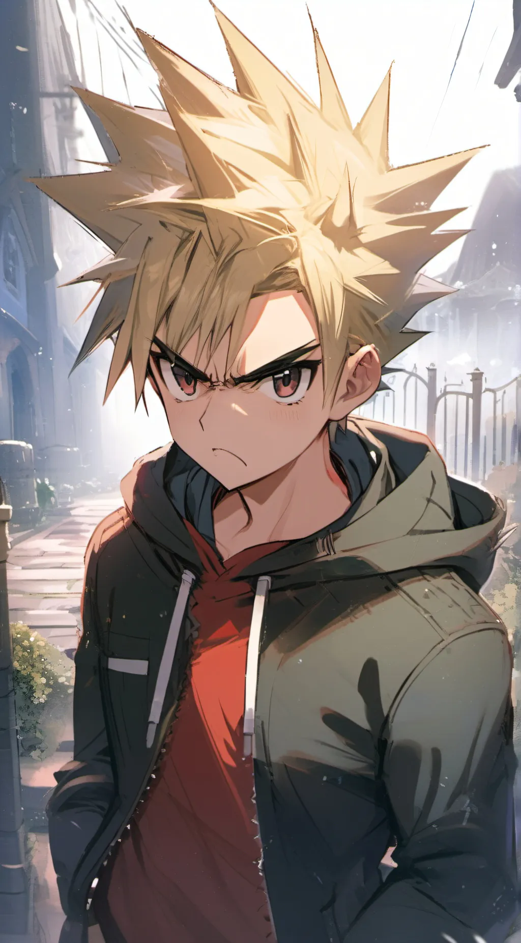 ai character: MHA X Demon Slayer background