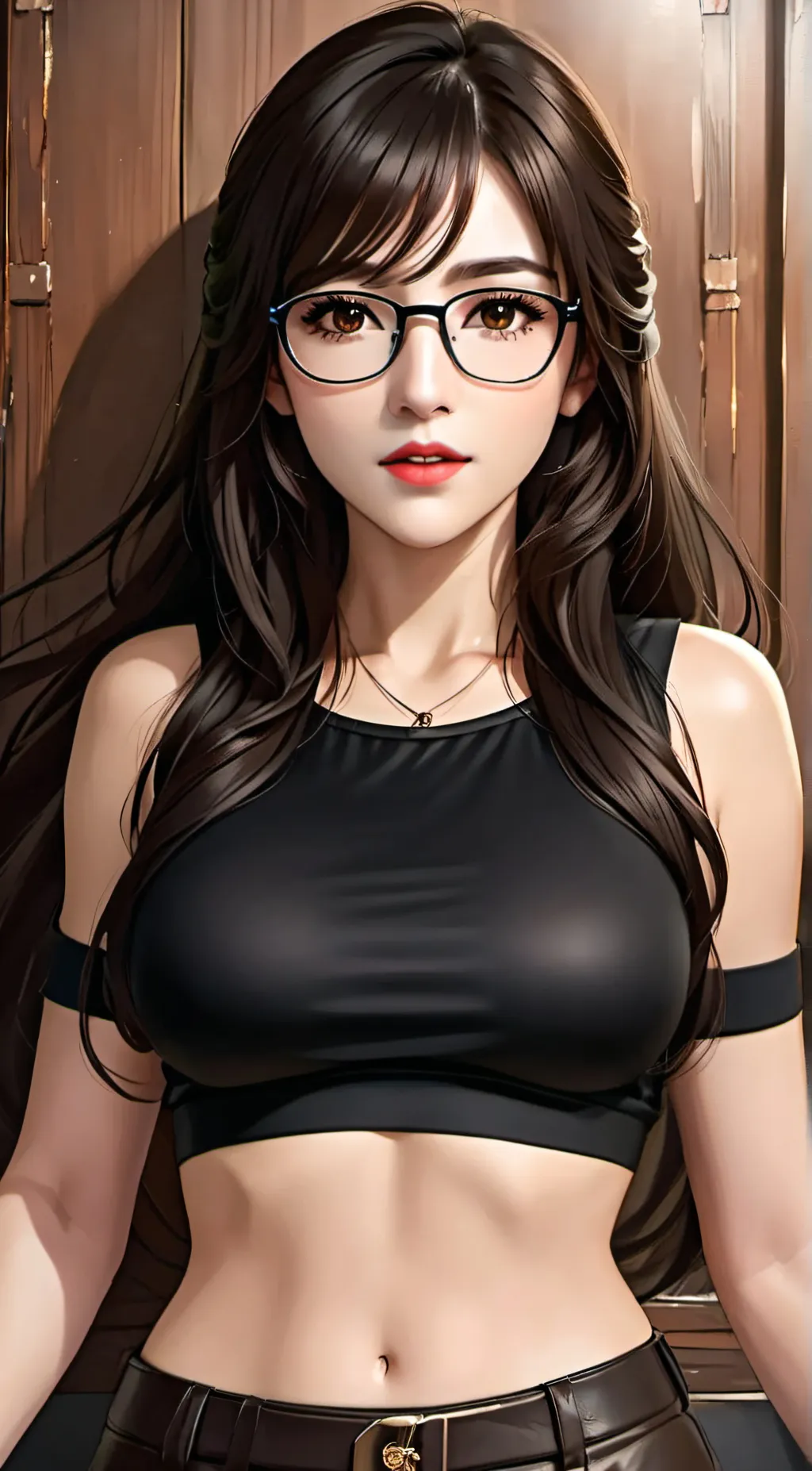 ai character: SSsniper wolf background