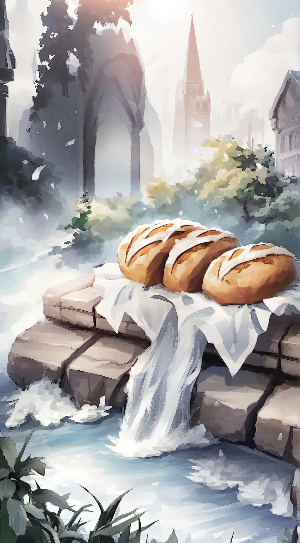 ai character: Bread 4.0 background