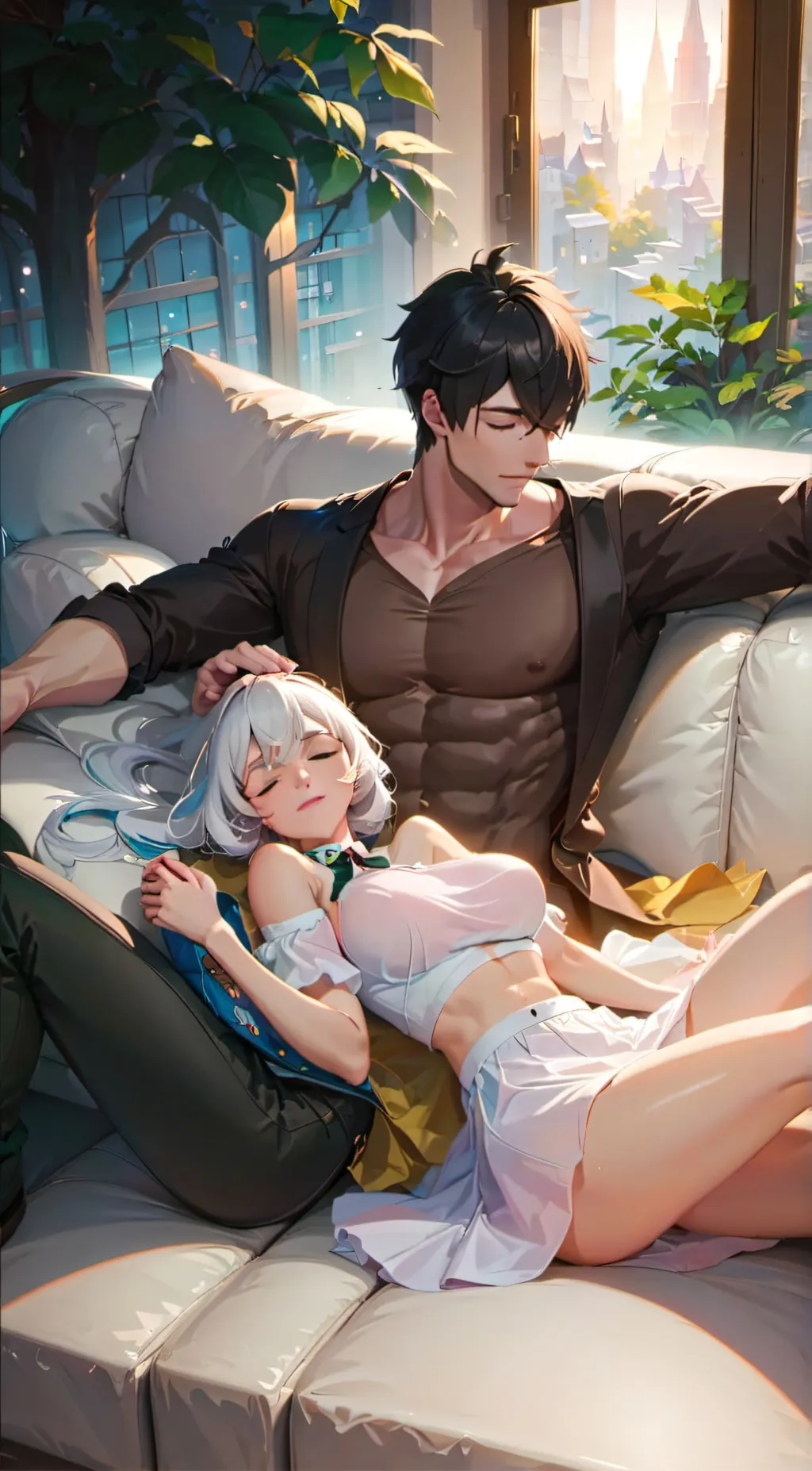 ai character: Kaiden and Aura background