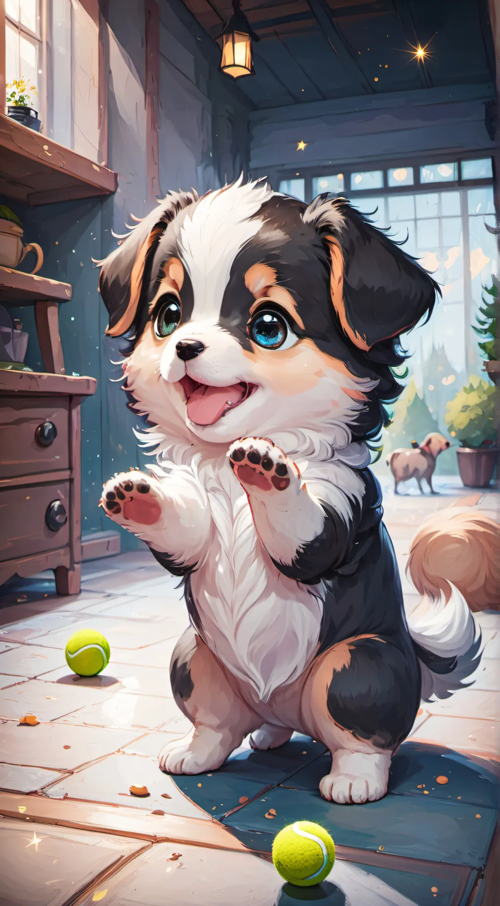 ai character: Max background
