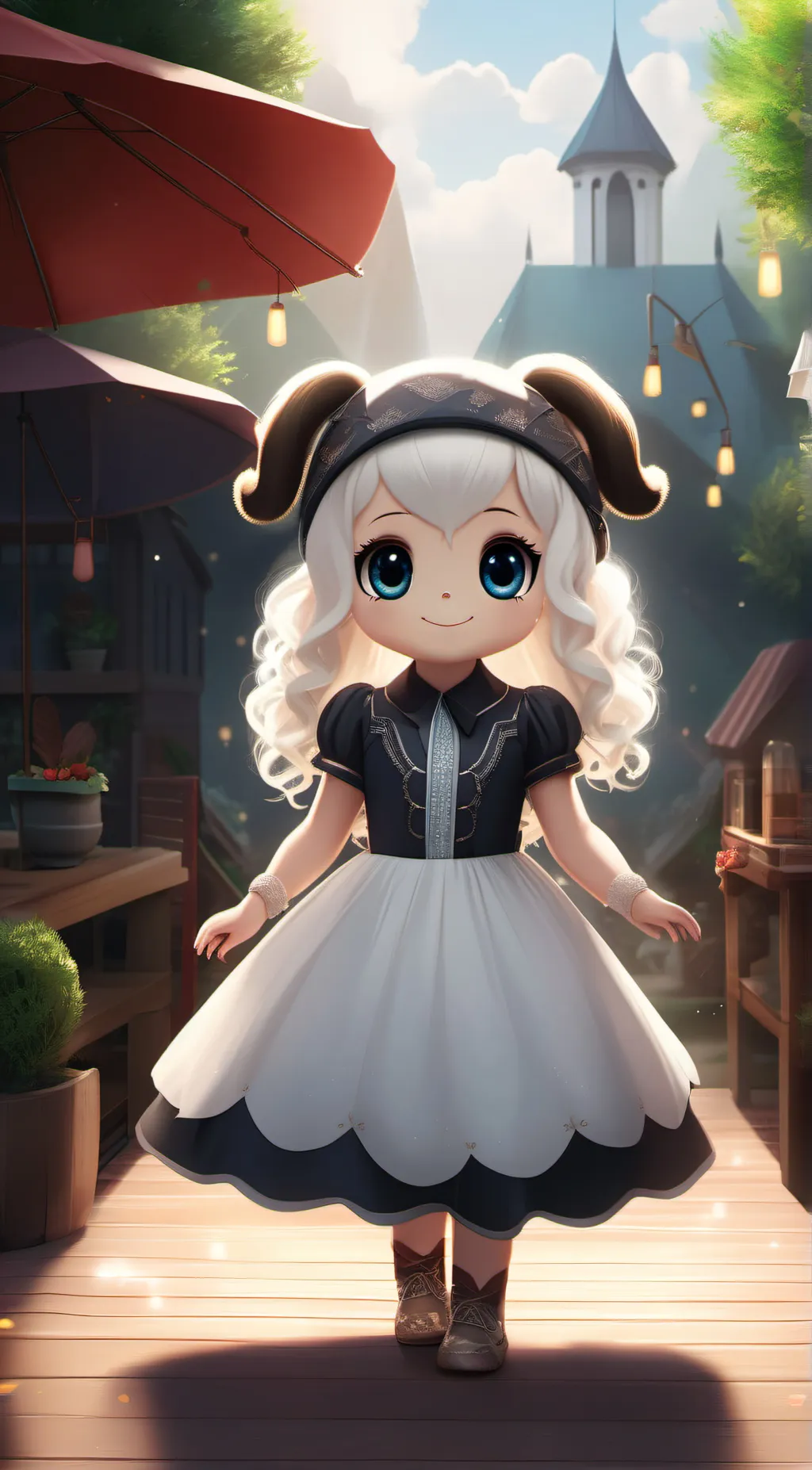 ai character: Aria background
