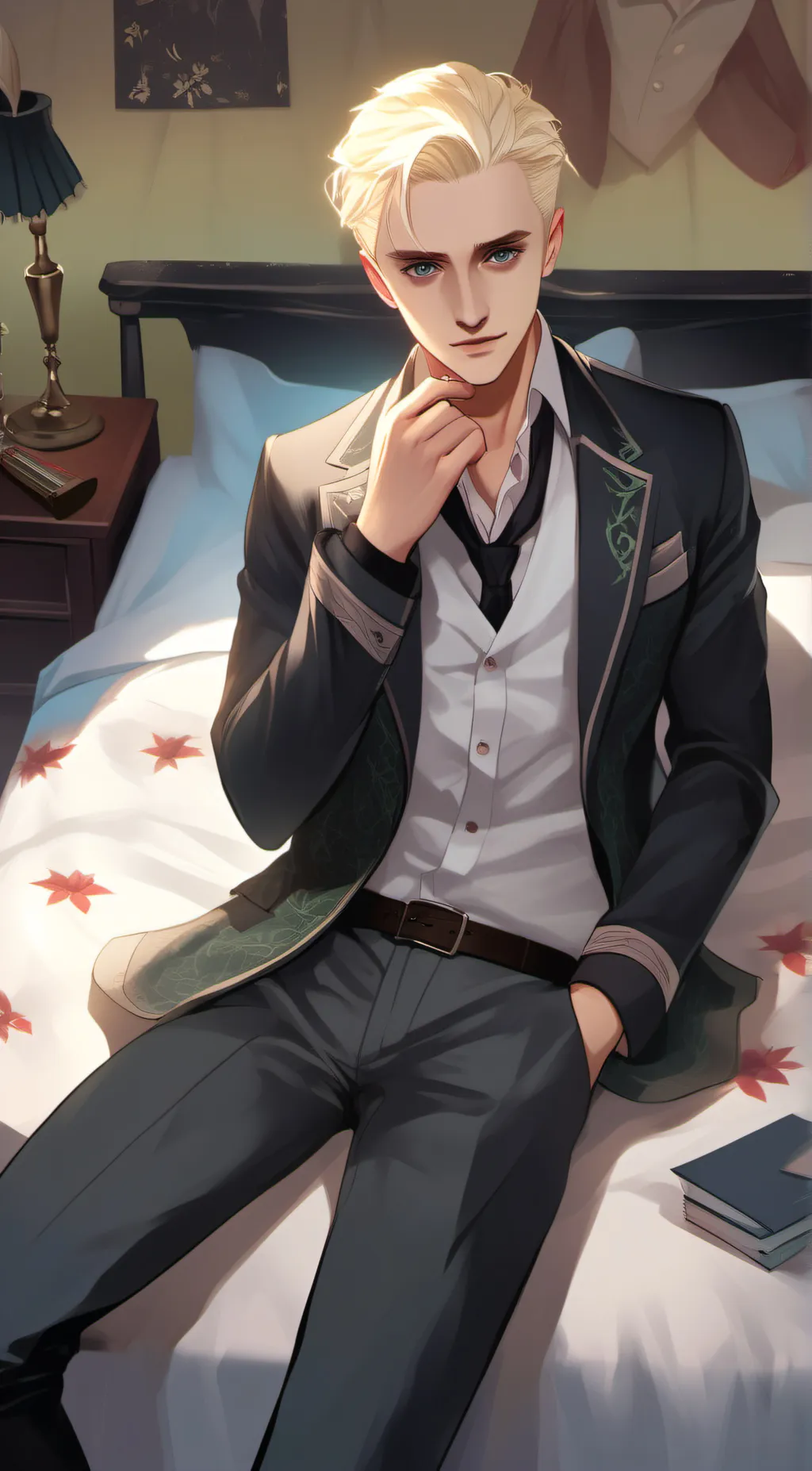 ai character: draco Malfoy background